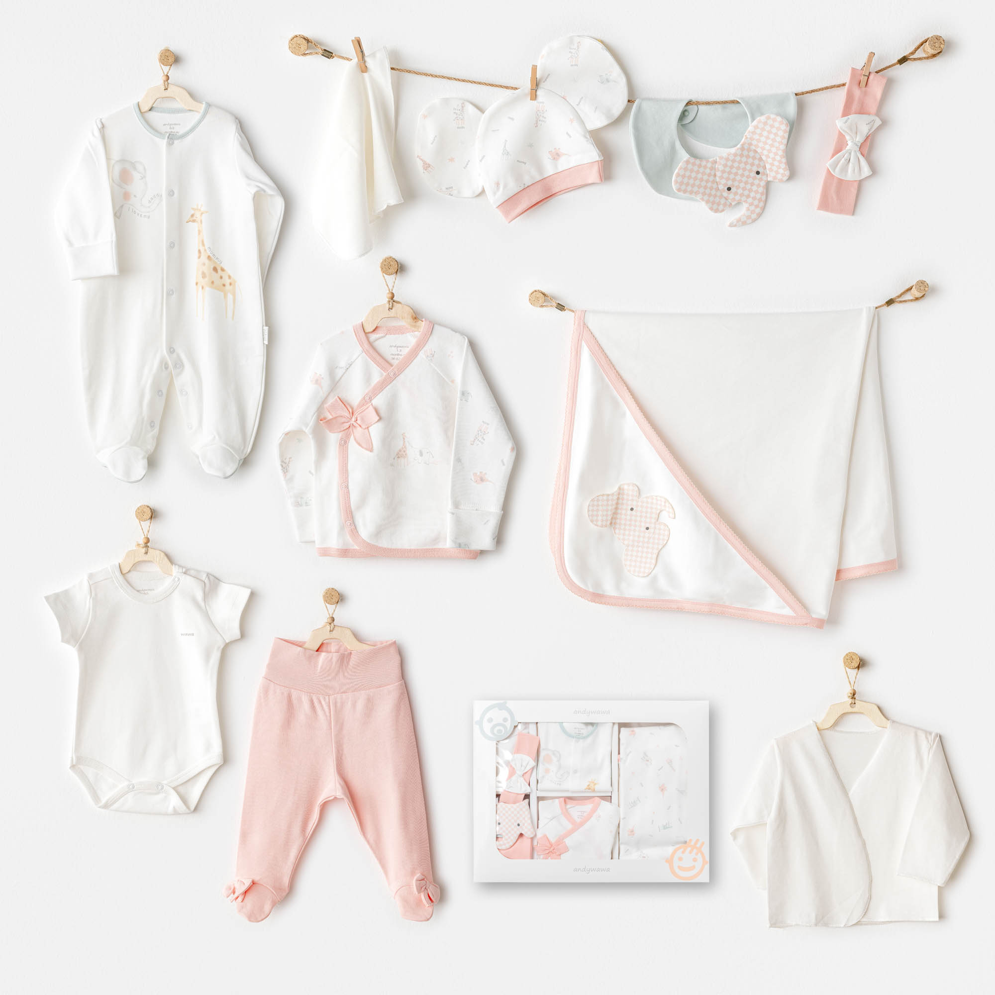Bebek Hastane Çıkışı 10 Pcs Newborn Set Love Famıly