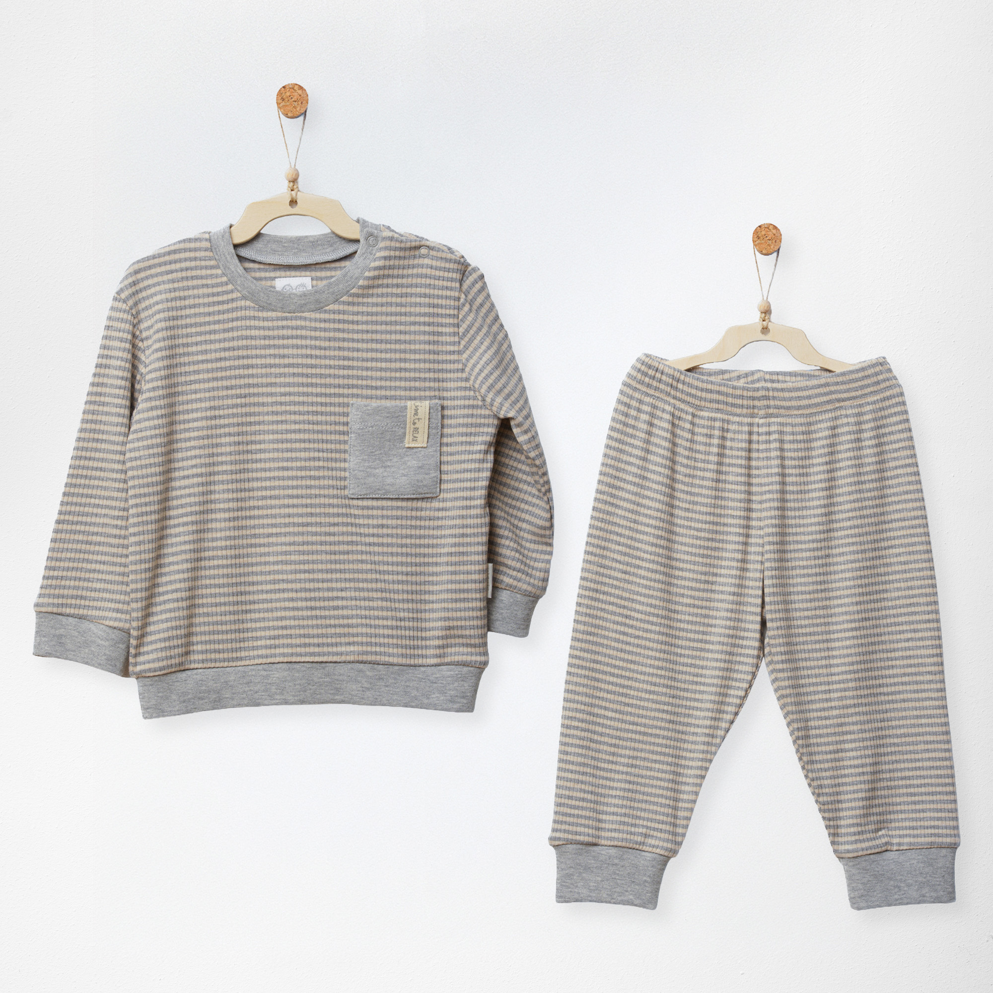 Bebek Takım 2 Pcs Set Bamboo Casual