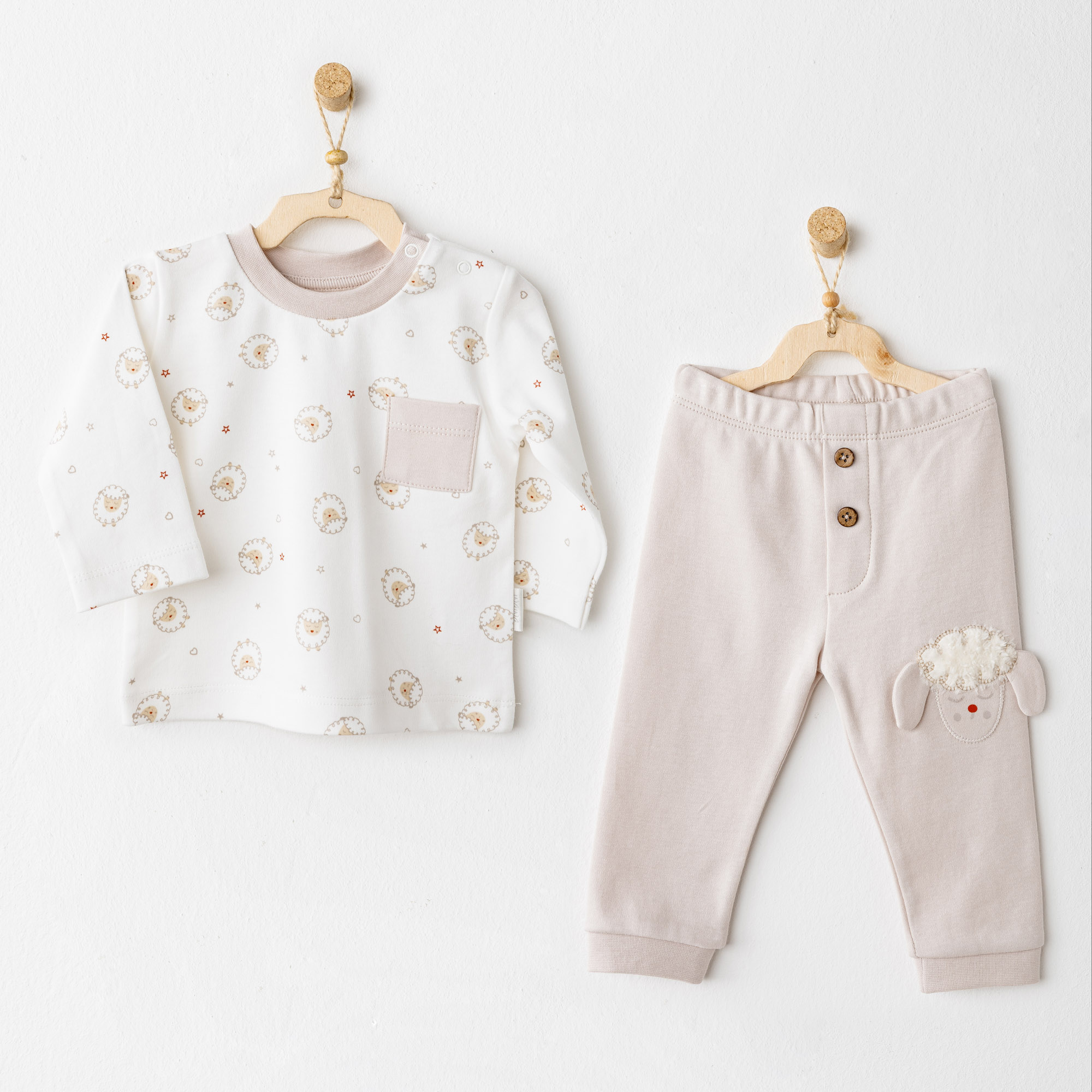 Bebek Takım 2 Pcs Set Tınny S Sheeps