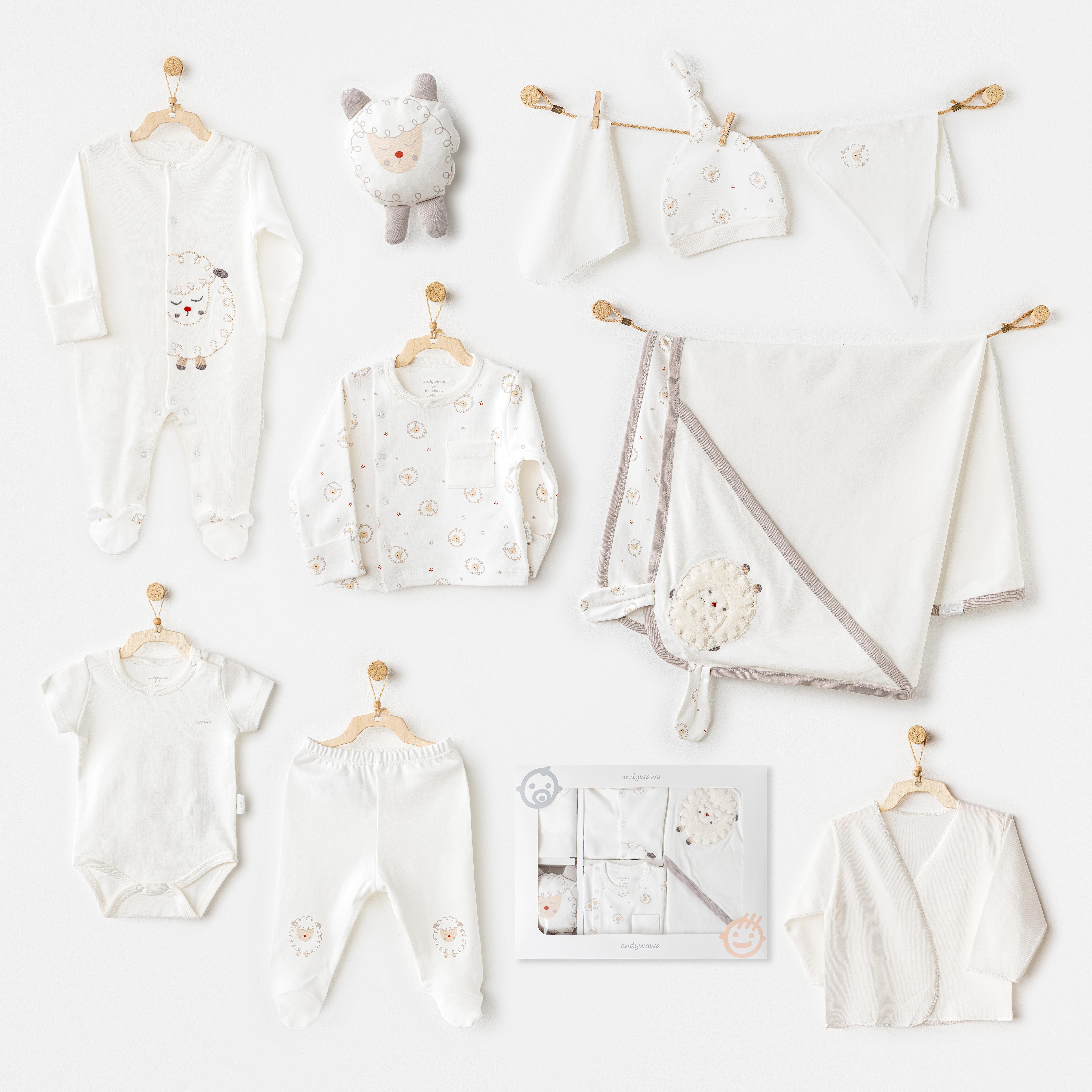 Bebek Hastane Çıkışı 10 Pcs Newborn Set Tınny Shıps