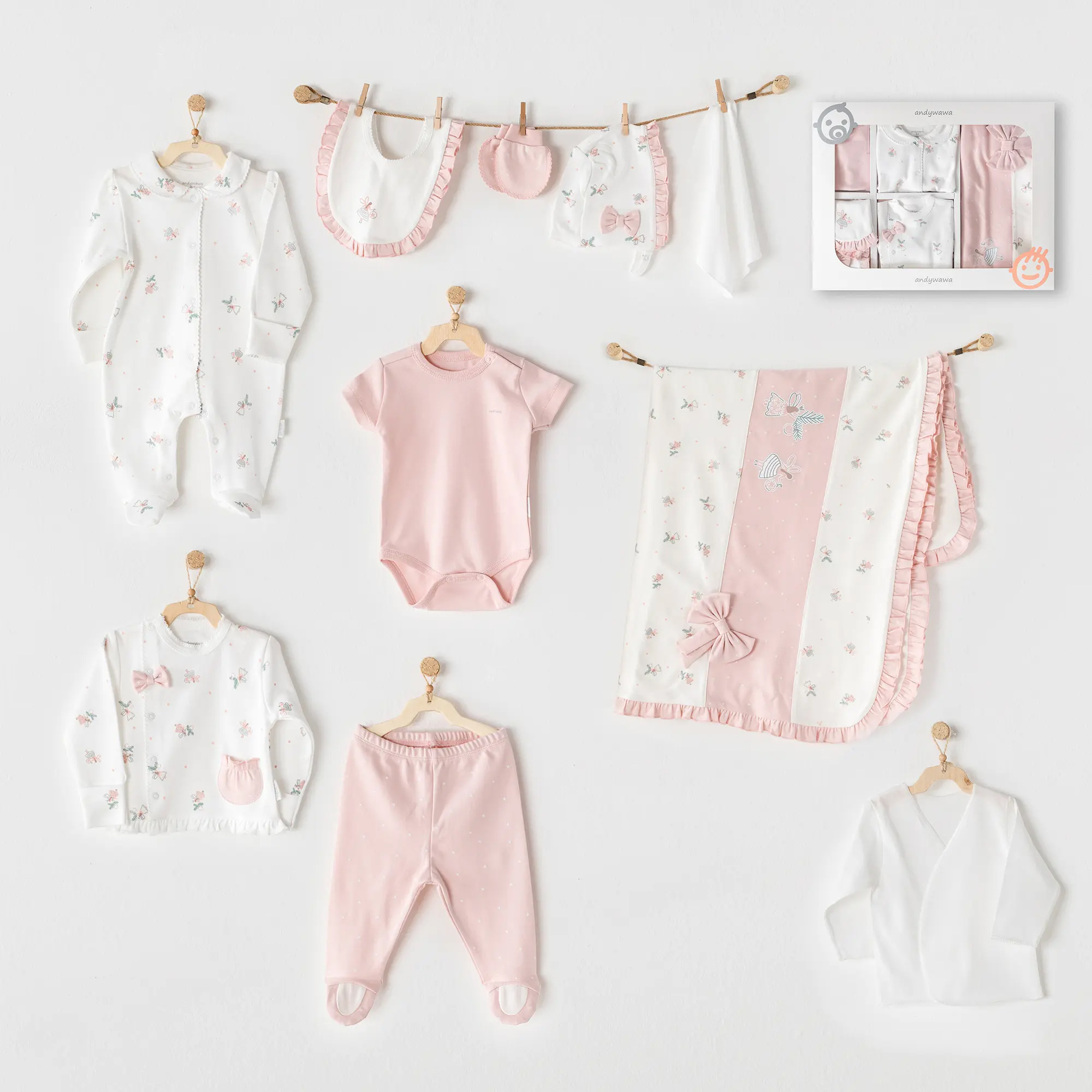 Bebek Hastane Çıkışı 10 Pcs Newborn Set Faıry