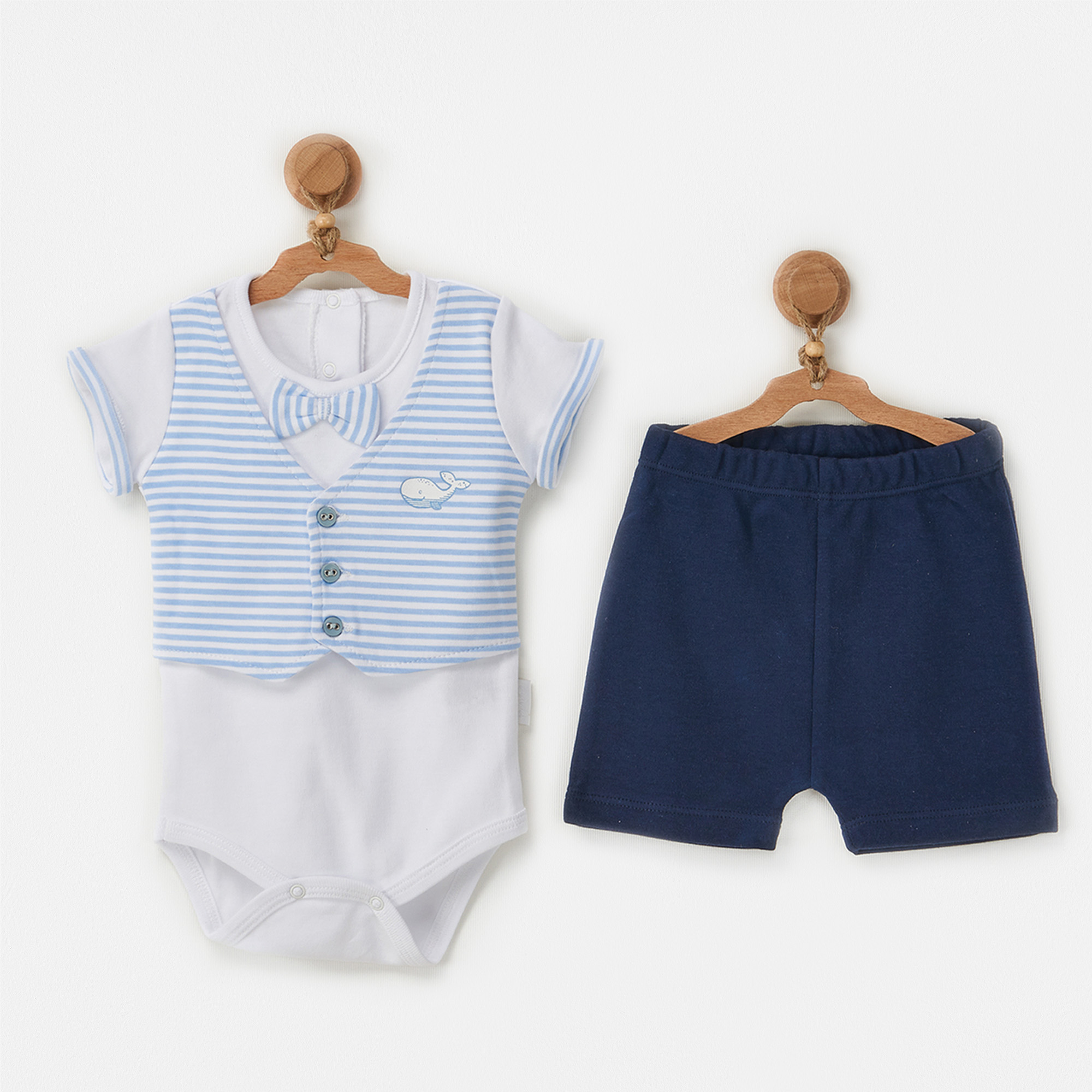 Bebek Takim 2 Pcs Set Cute Whale