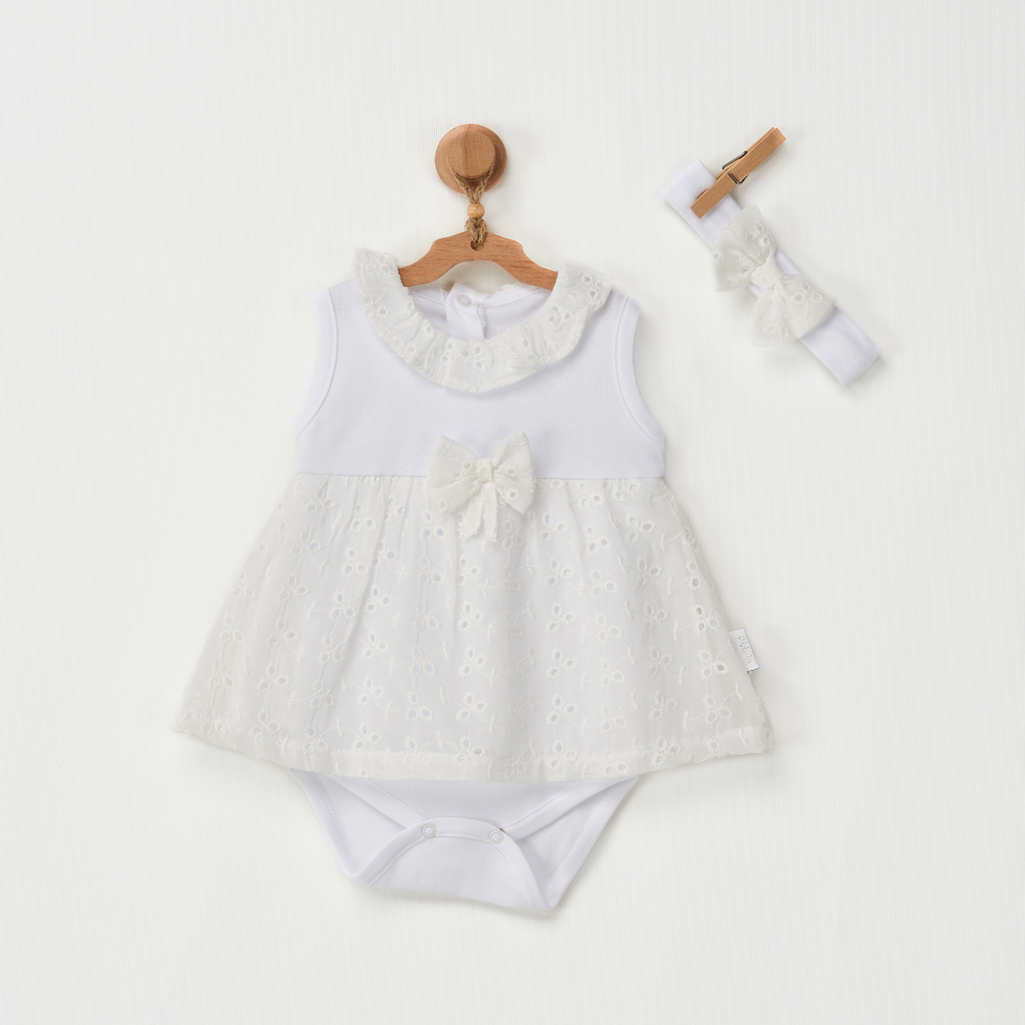 Bebek Elbise Takim Dress Band Set Floral Street