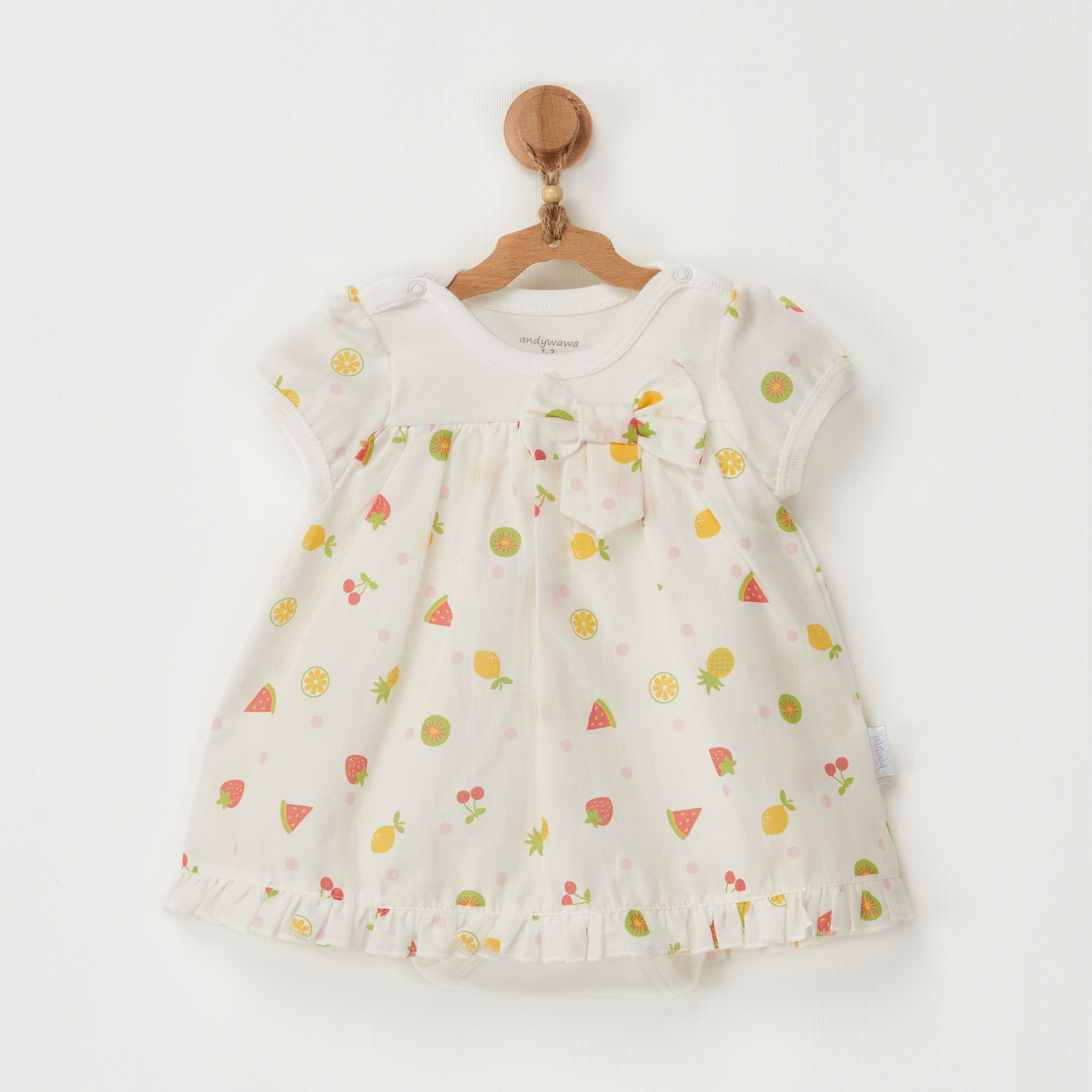 Bebek Elbise Dress Multi Fruit