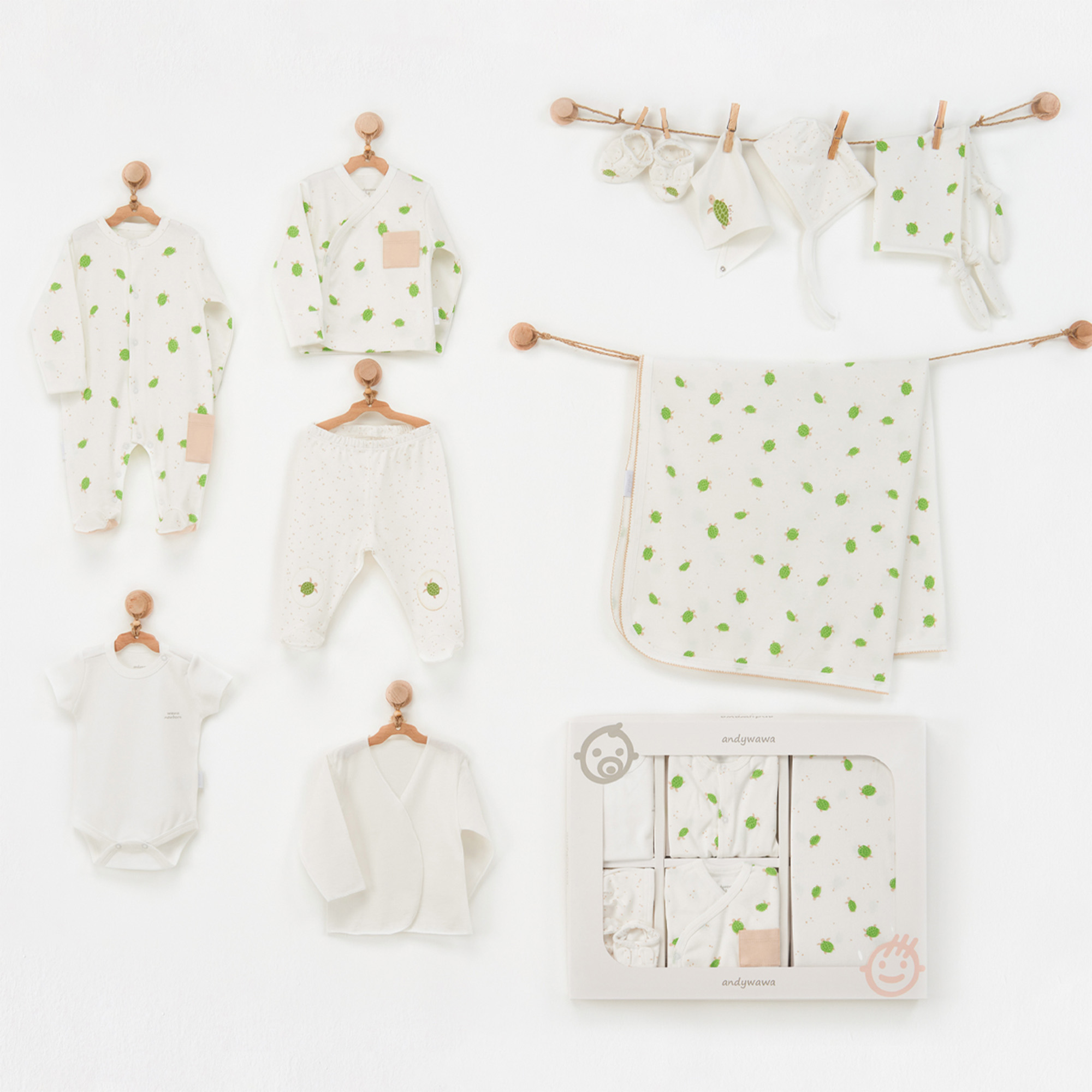 Bebek Hastane Çikişi 10 Pcs Newborn Set Baby Caretta In Patara Town