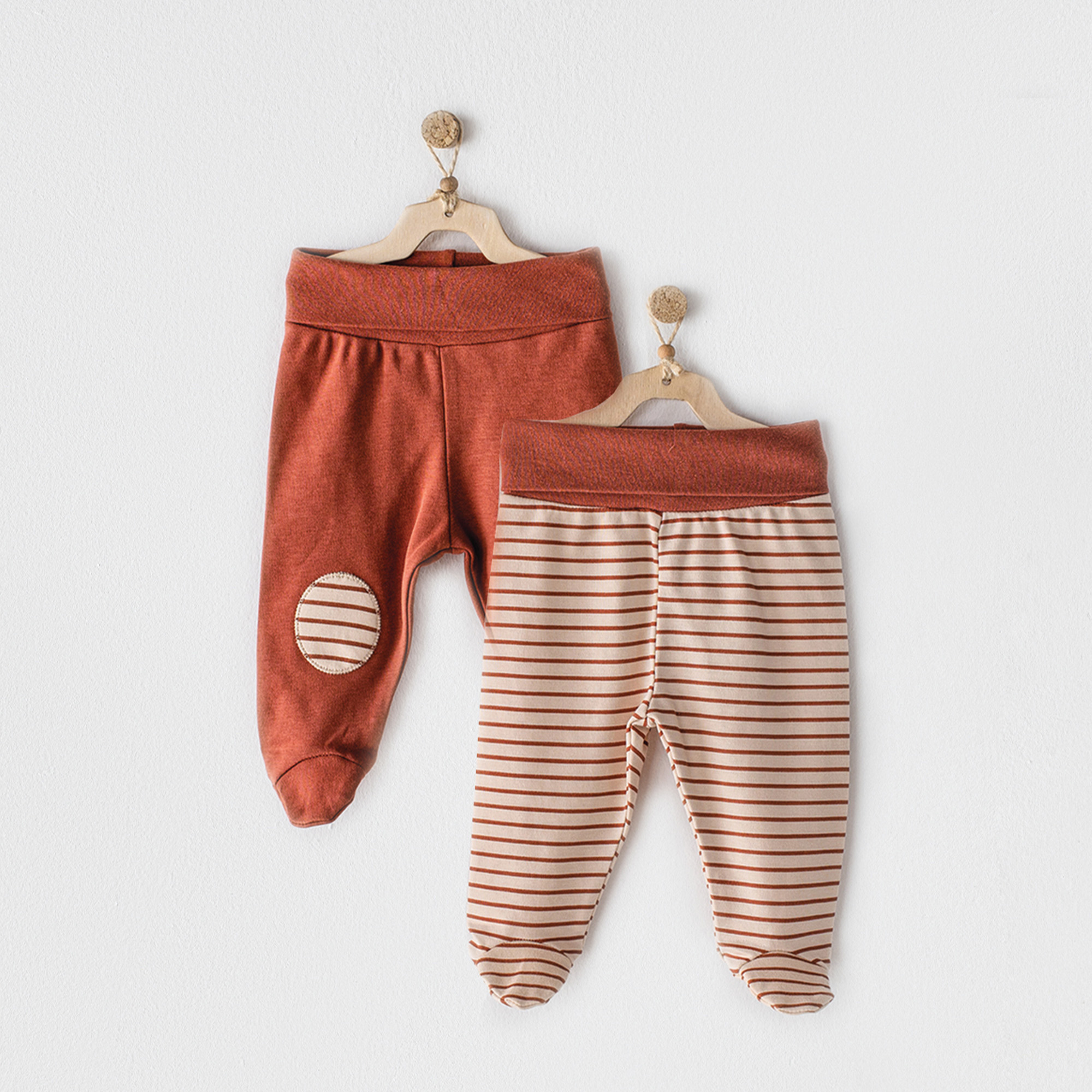 Bebek Patikli Pantolon 2 Pcs Footed Pants Mix