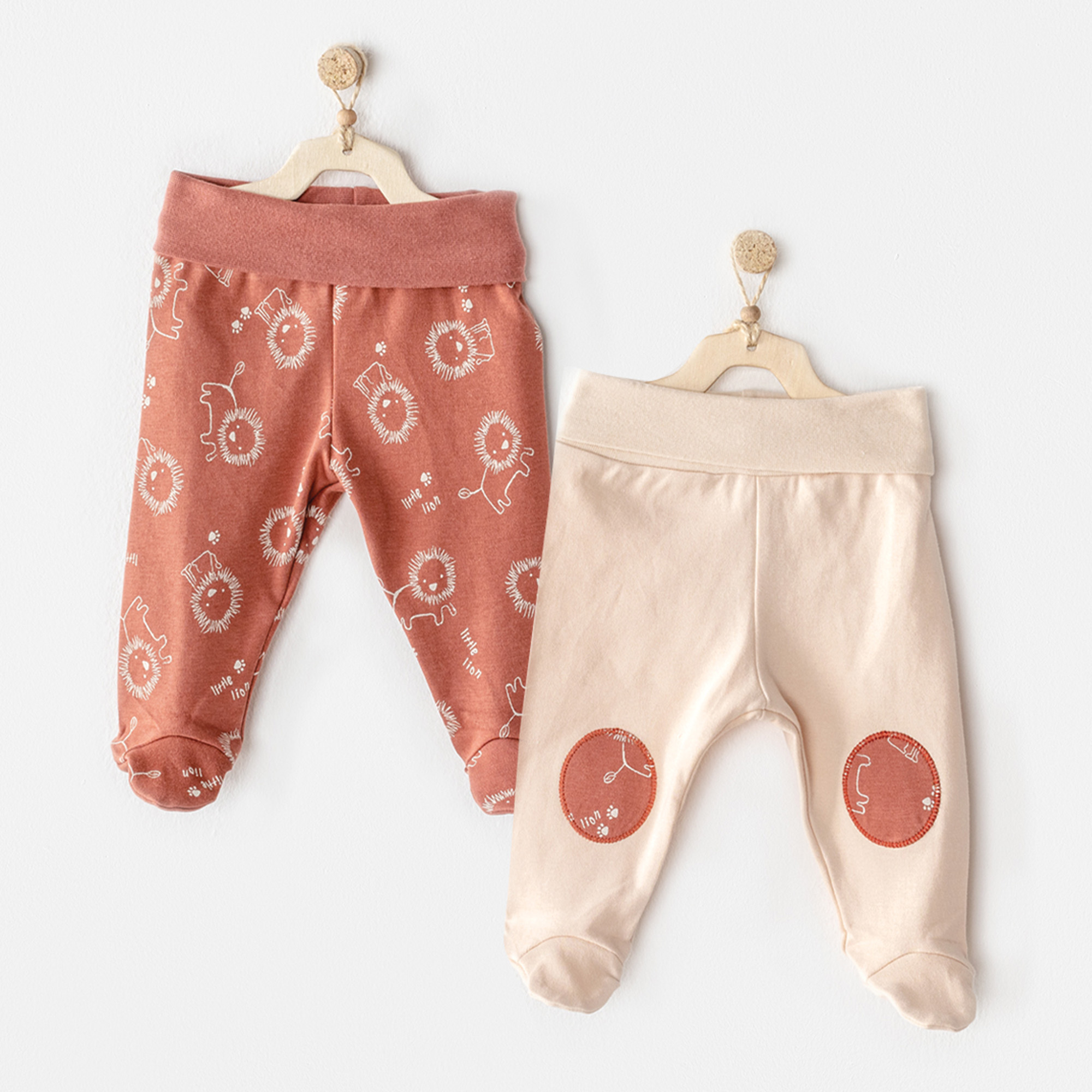 Bebek Patikli Pantolon 2 Pcs Footed Pants Mix