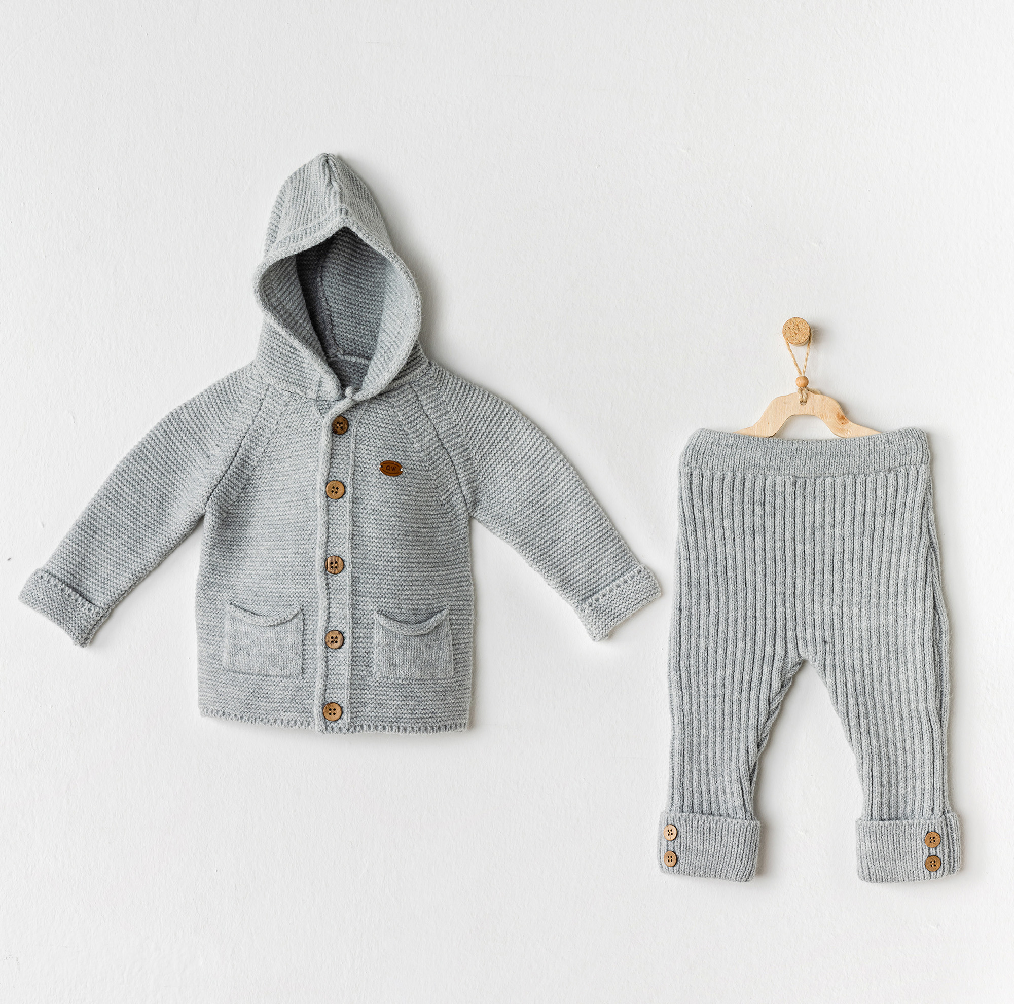 Bebek Triko Takim 2 Pcs Set Knitwear
