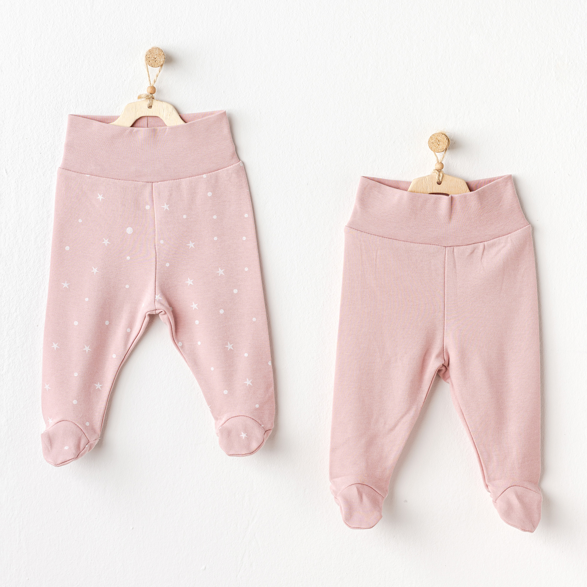 Bebek Patikli Pantolon 2 Pcs Footed Pants Puppy Gazelle