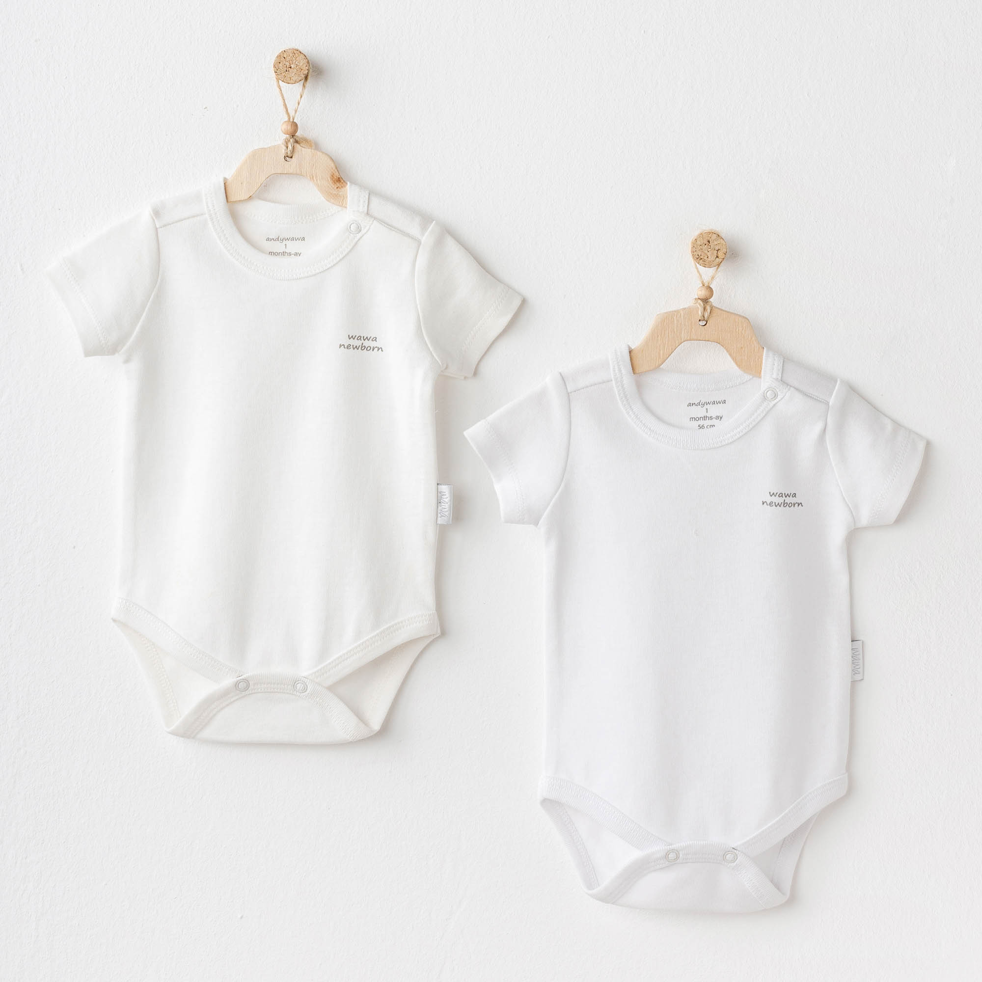 Bebek Body 2 Pcs Short Sleeve Body Basic