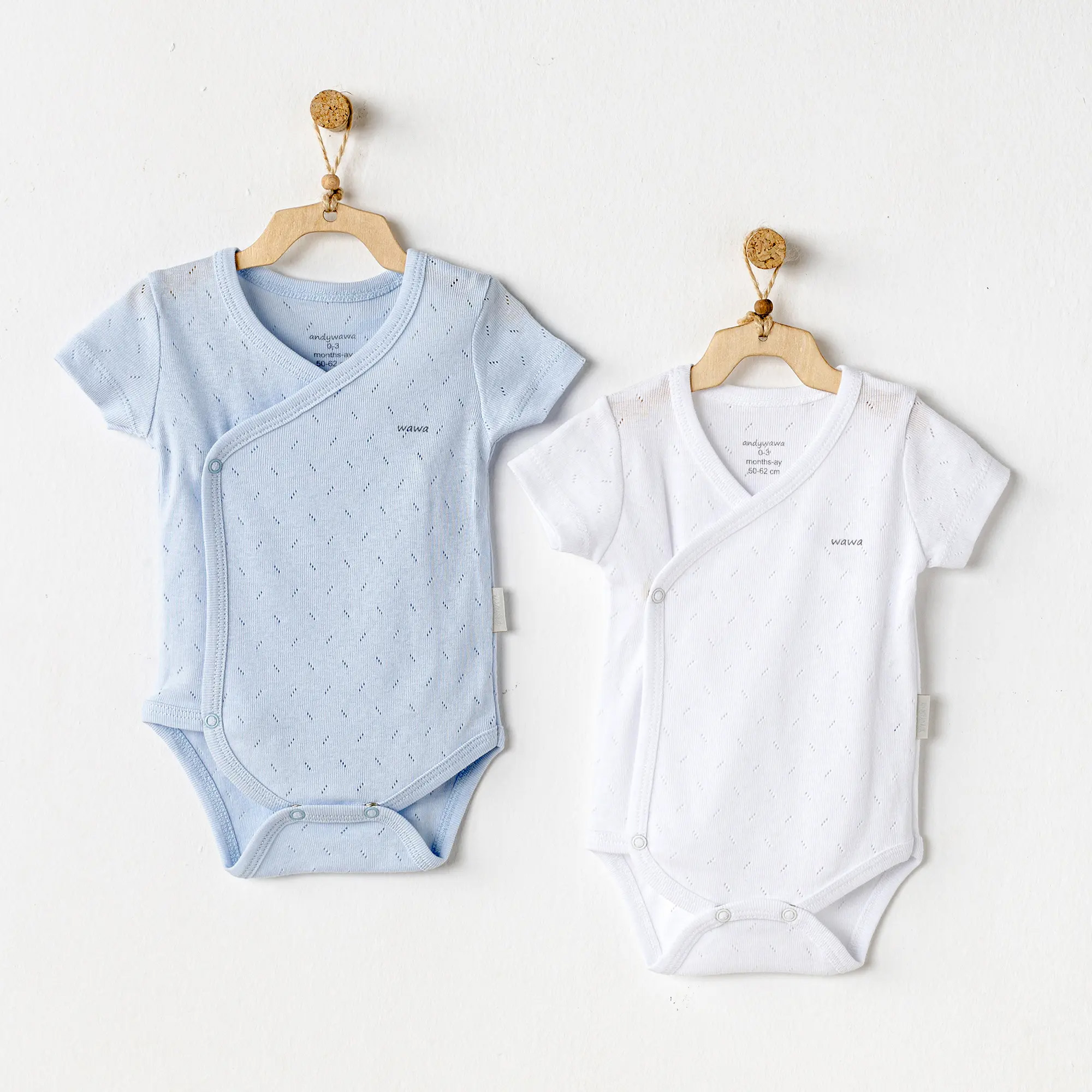 Bebek Zibin Body 2 Pcs Side Snap Body Jacquard Basic