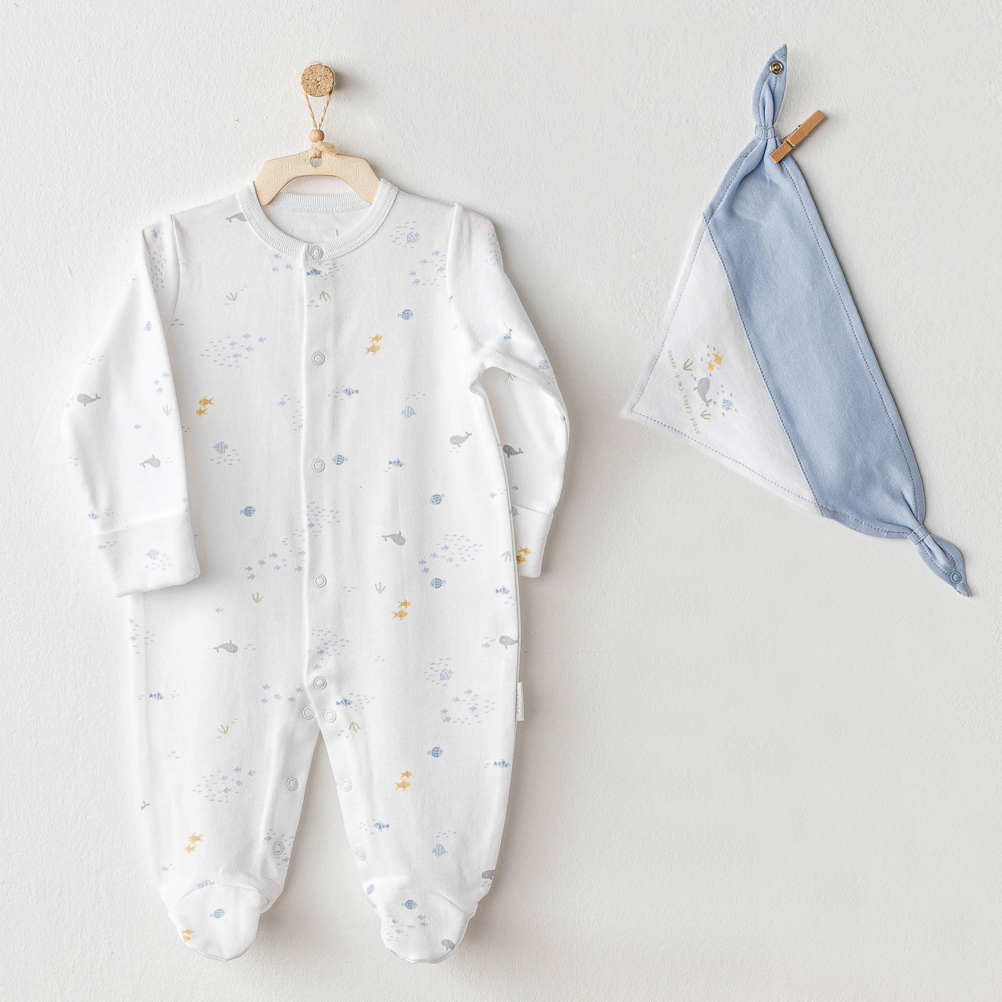 Bebek Tulum Takim Romper Bibs Set Ocean Is My Happy Place