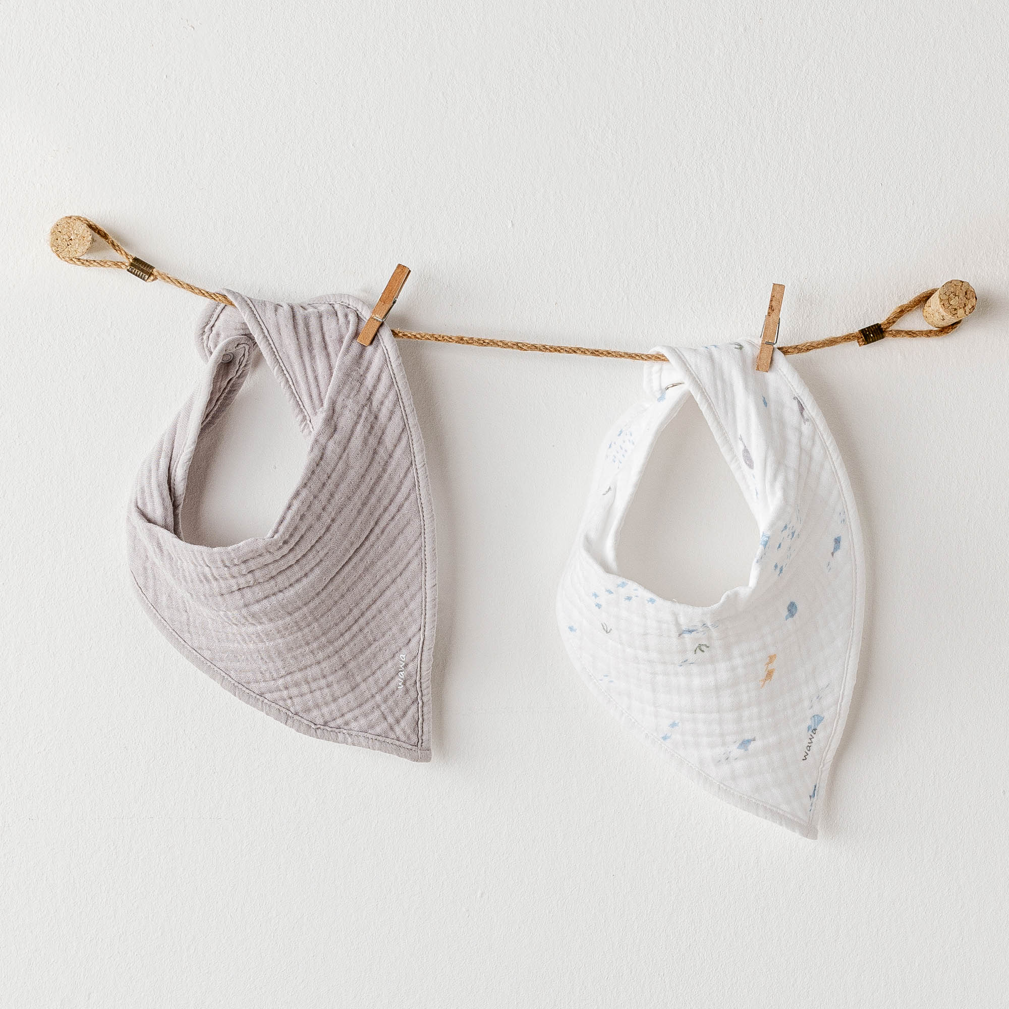 Bebek Fular 2 Pcs Bibs Ocean Is My Happy Place Muslin