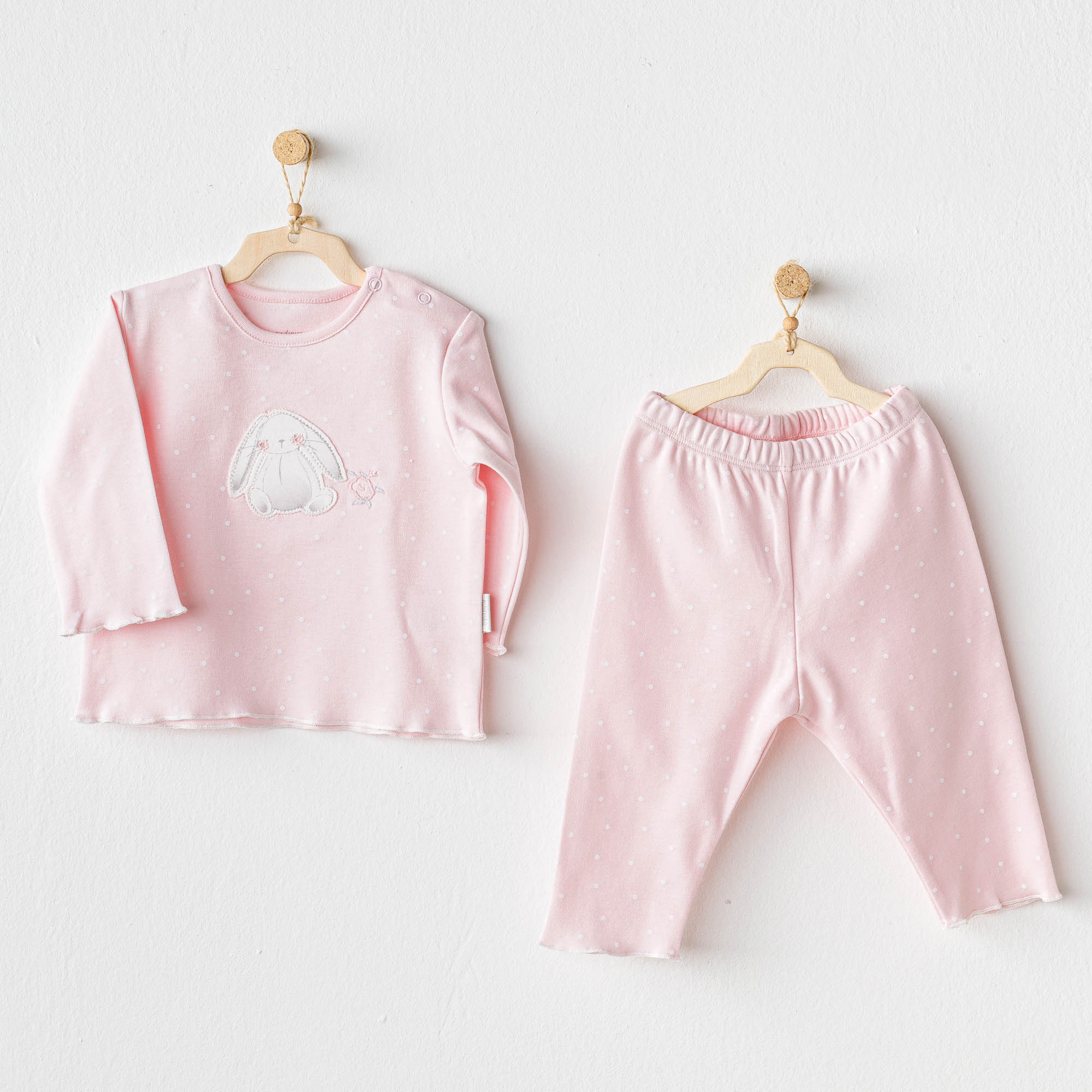Bebek Takim 2 Pcs Set Cuddly Bunny Bear
