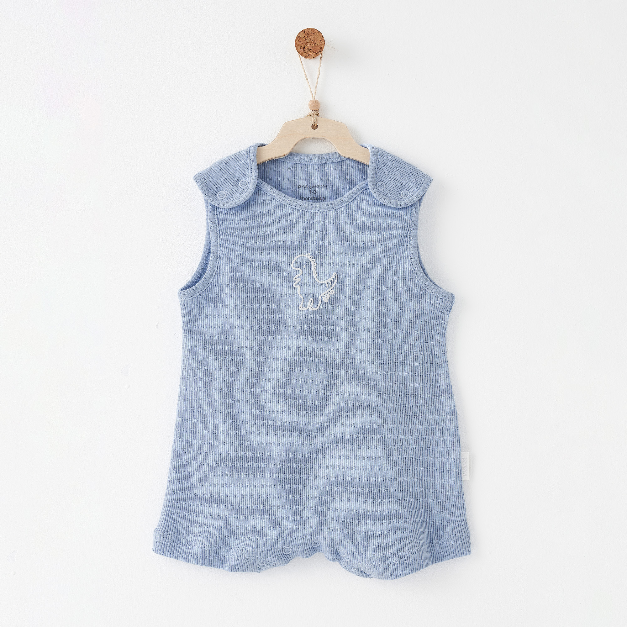 Bebek Tulum Romper Jacquard Special Modal