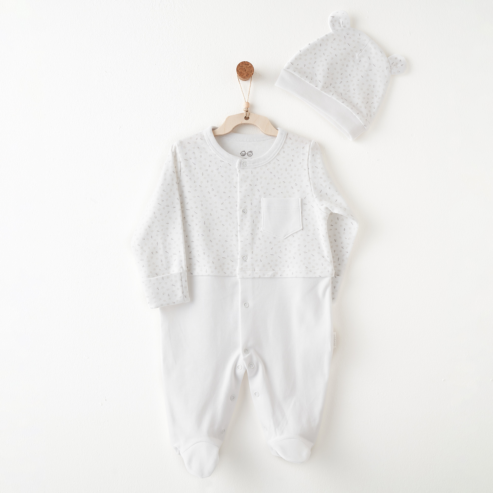 Bebek Tulum Takim Romper Hat Set My Little World