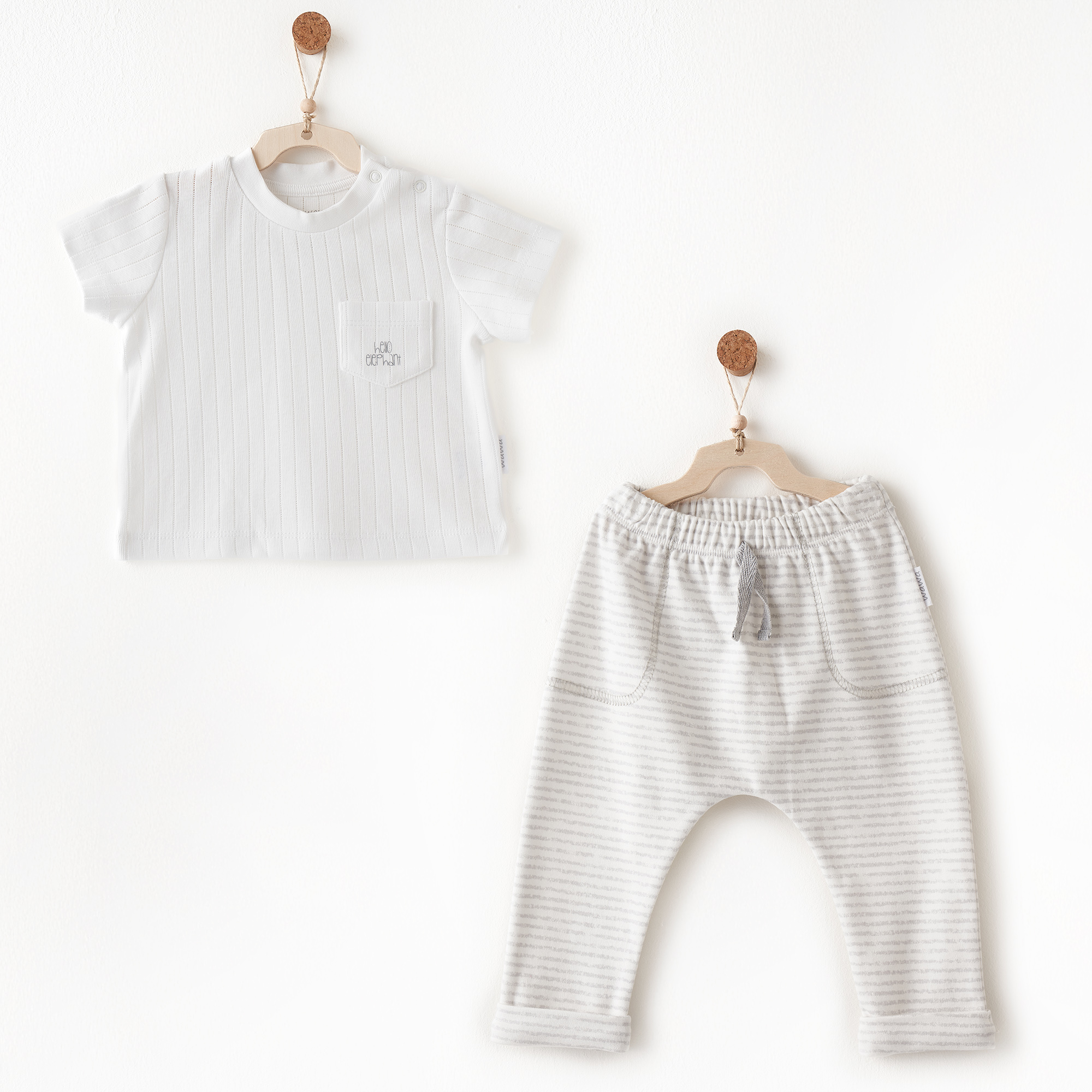 Bebek Takim 2 Pcs Set Hello Elephant