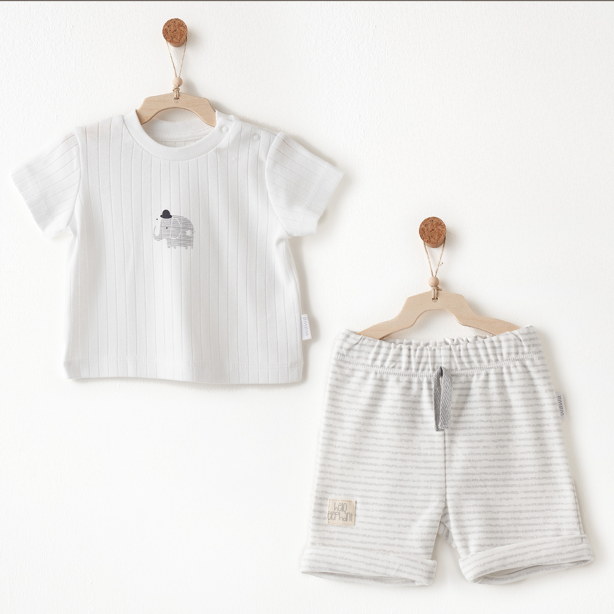 Bebek Takim 2 Pcs Set Hello Elephant