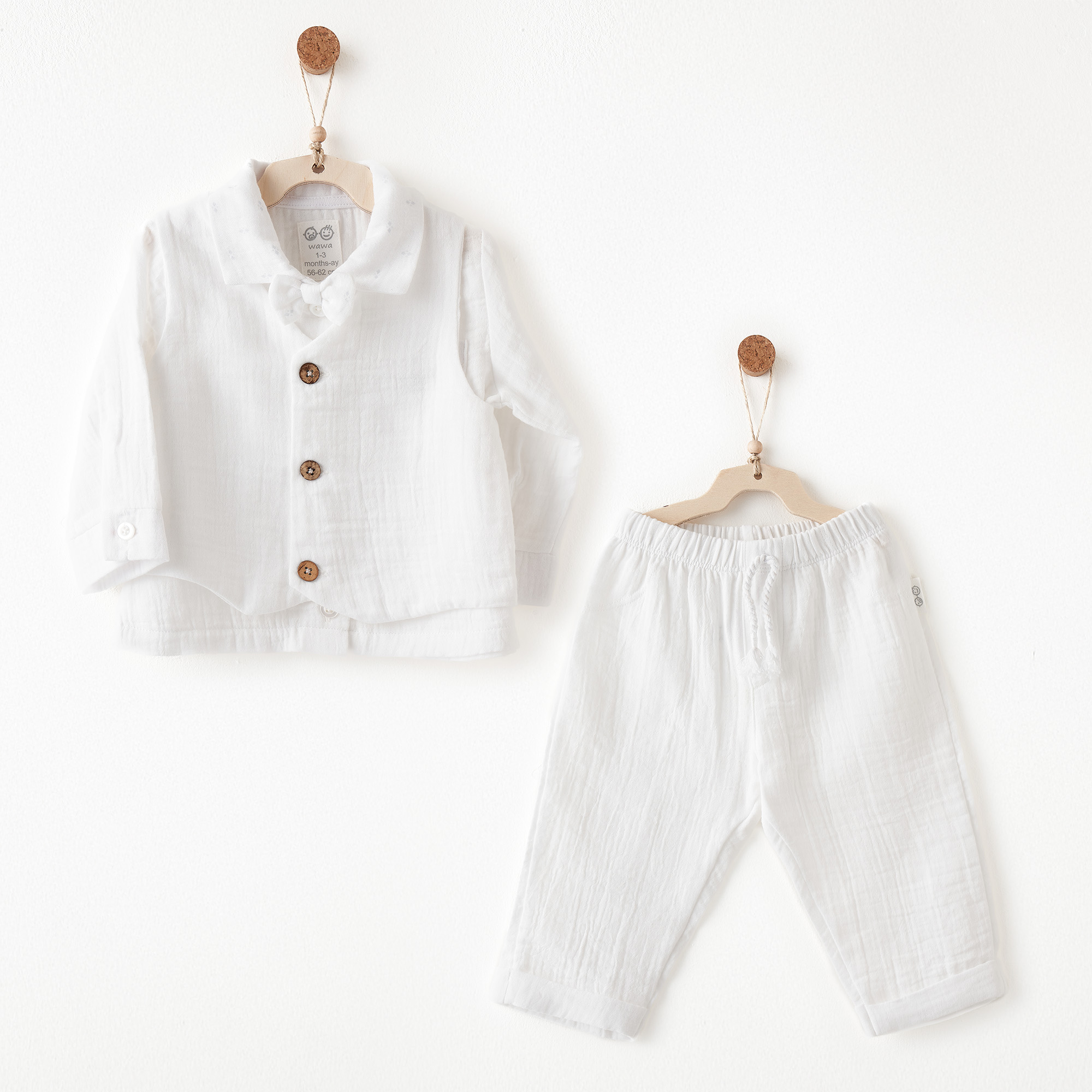 Bebek Takım 3 Pcs Set Muslın Sea Lıfe