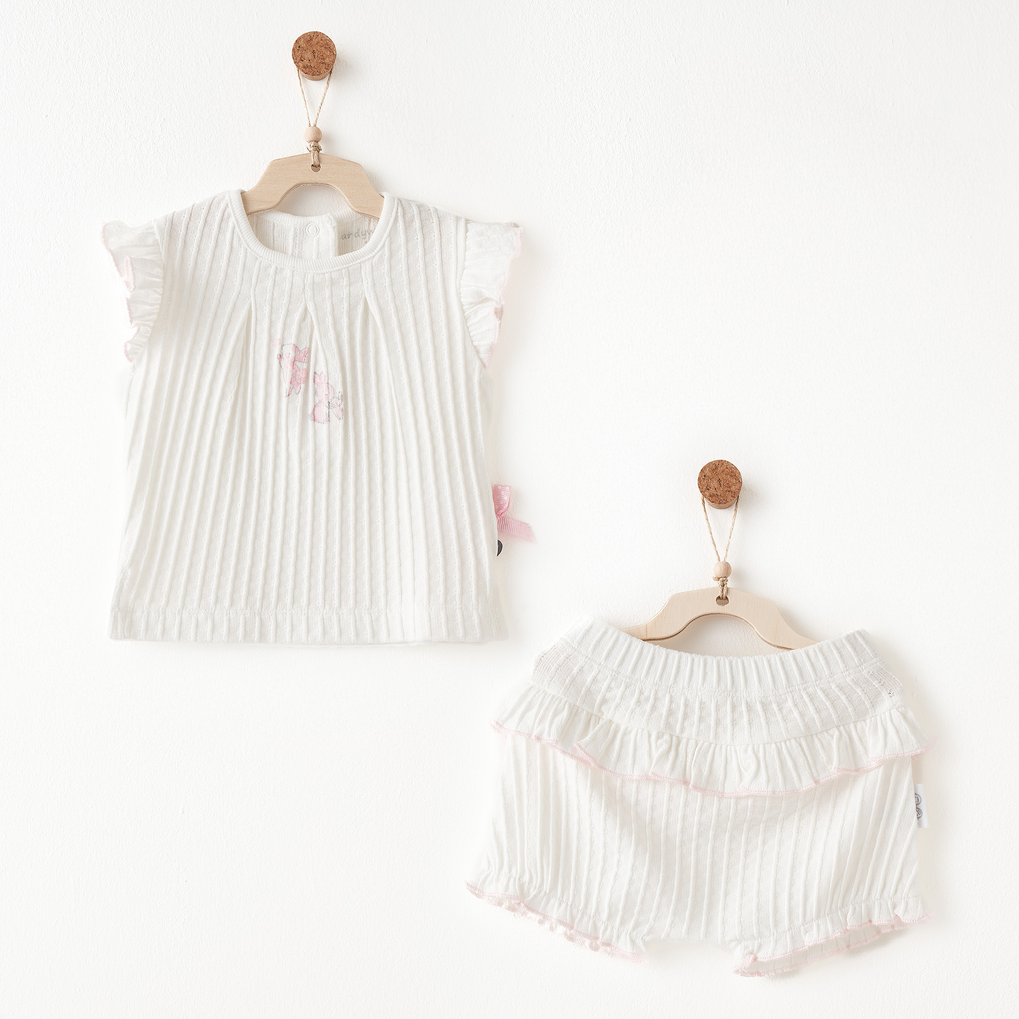 Bebek Takım 2 Pcs Set Jacquard Summer Tıme