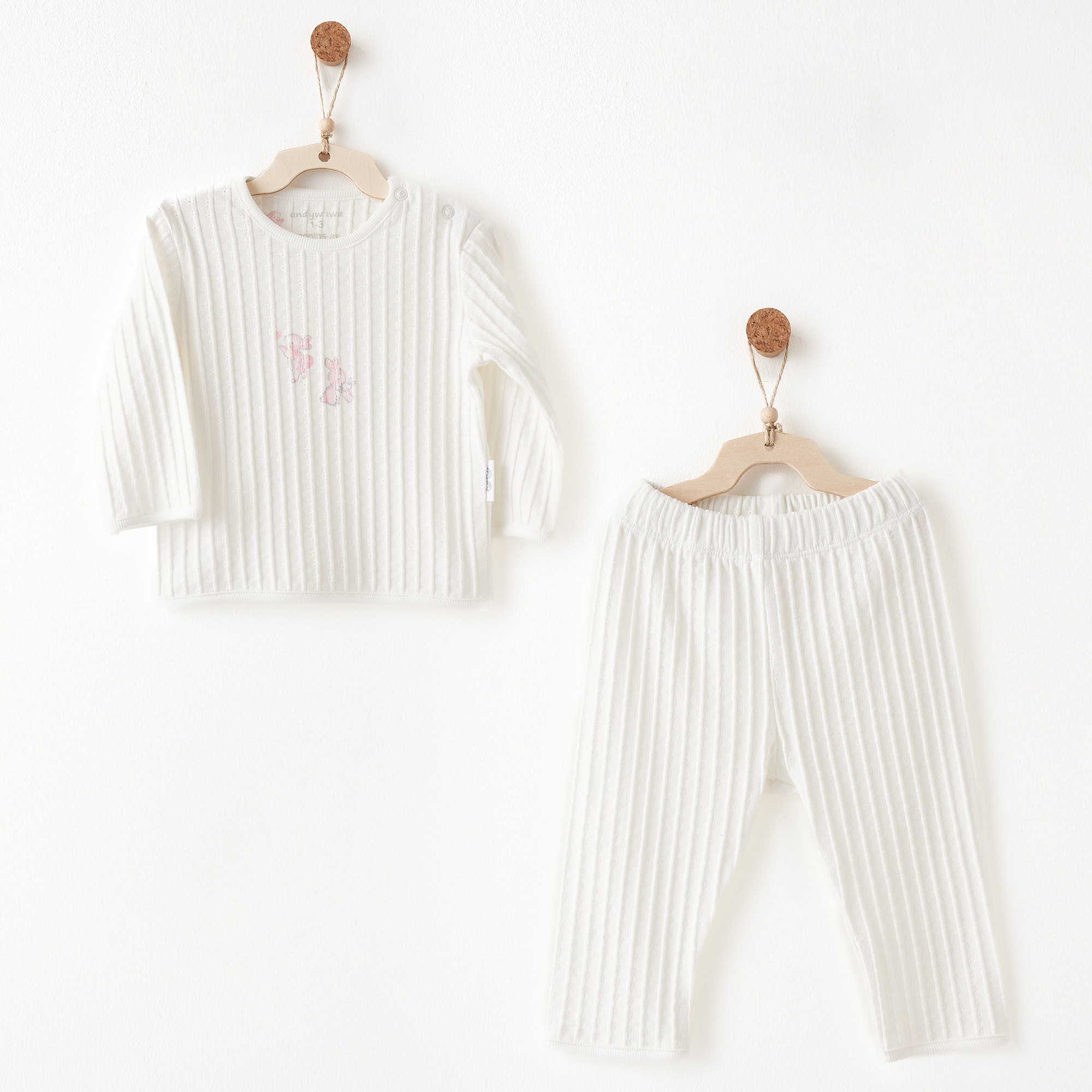 Bebek Takım 2 Pcs Set Jacquard Summer Tıme