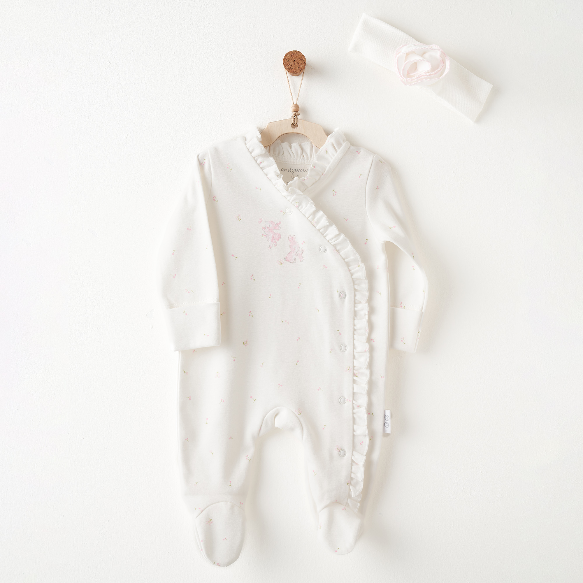 Bebek Tulum Takım Romper Band Set Summer Tıme