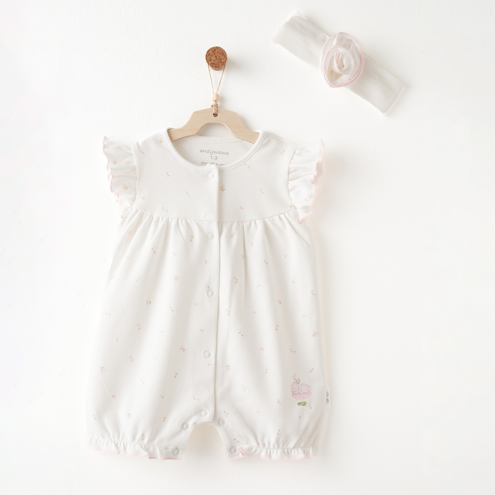 Bebek Tulum Takım Romper Band Set Summer Tıme
