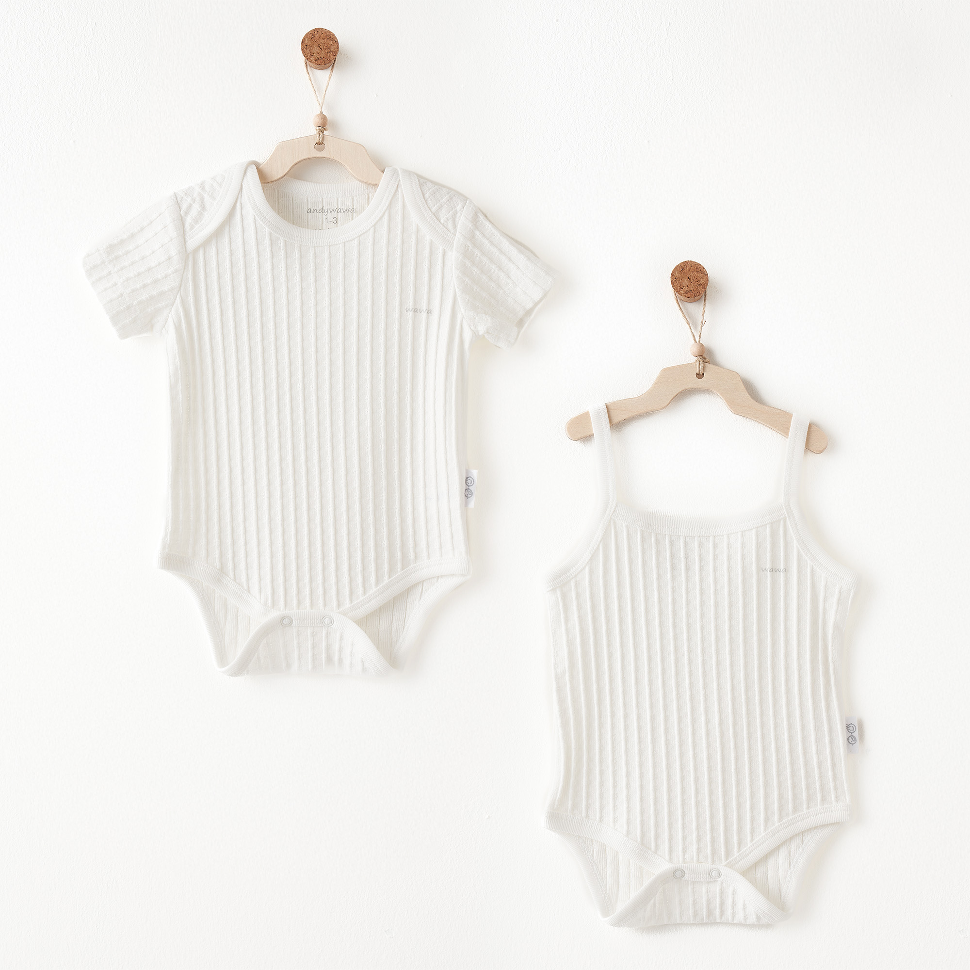 Bebek Body 2 Pcs Body Jacquard Summer Tıme