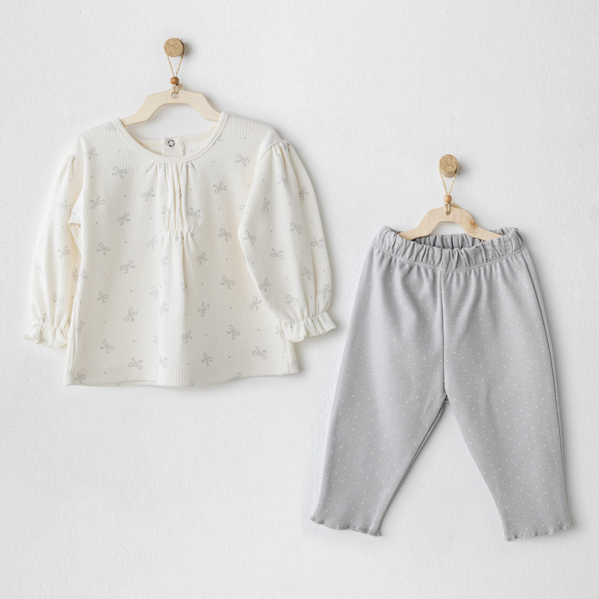 Bebek Takim 2 Pcs Set Baby Bow Bliss