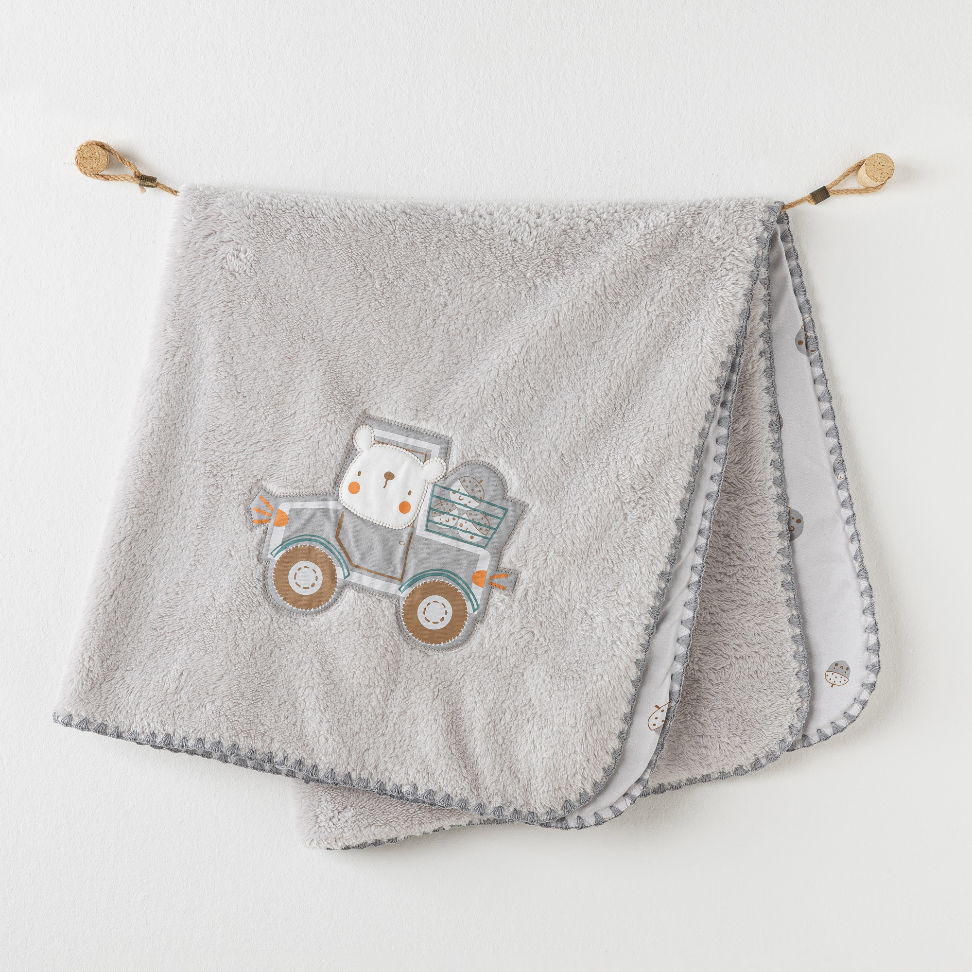 Bebek Battaniye Blanket 90X85 Welsoft Hello Autumn