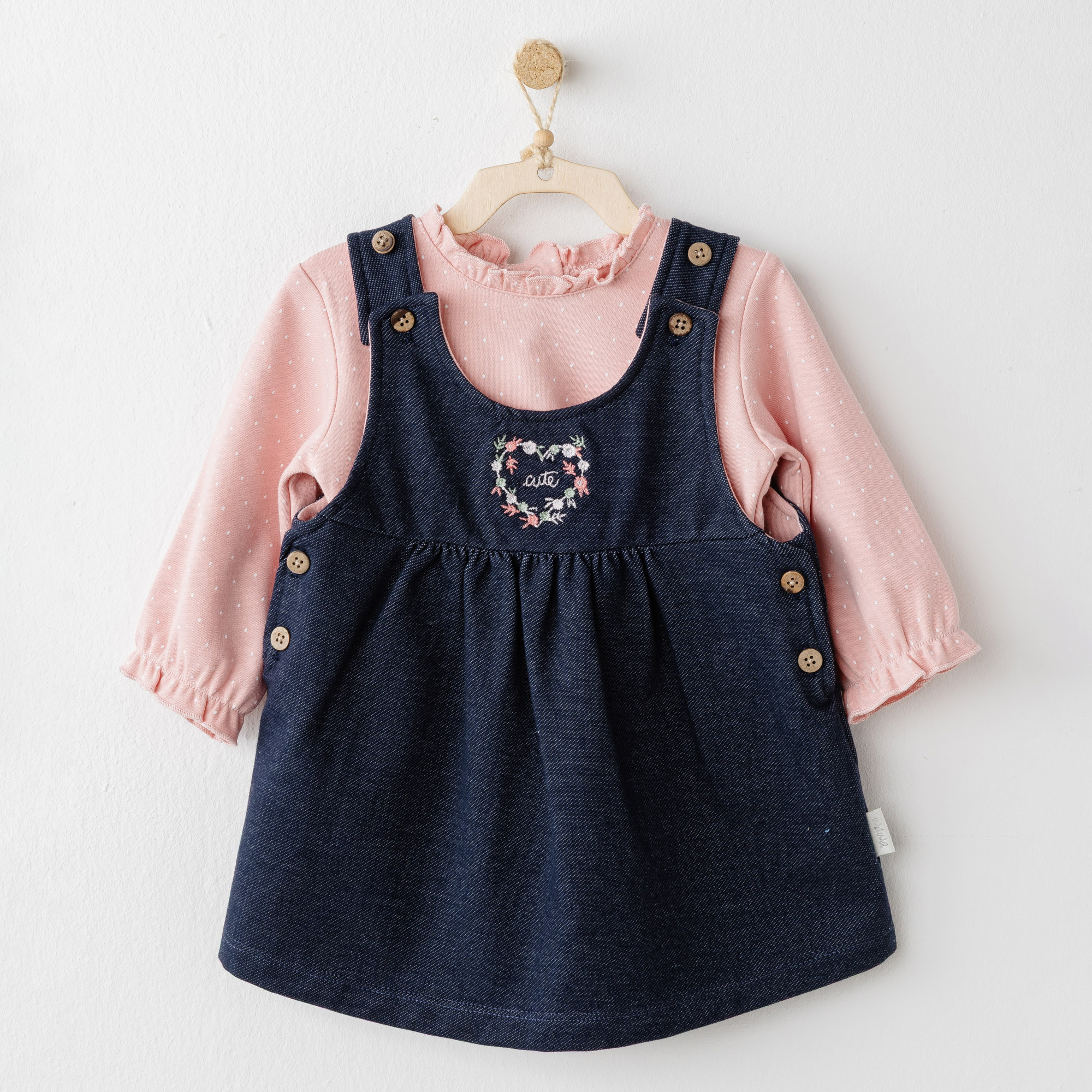 Bebek Elbise Takim Dress Set Mon Petit Amour