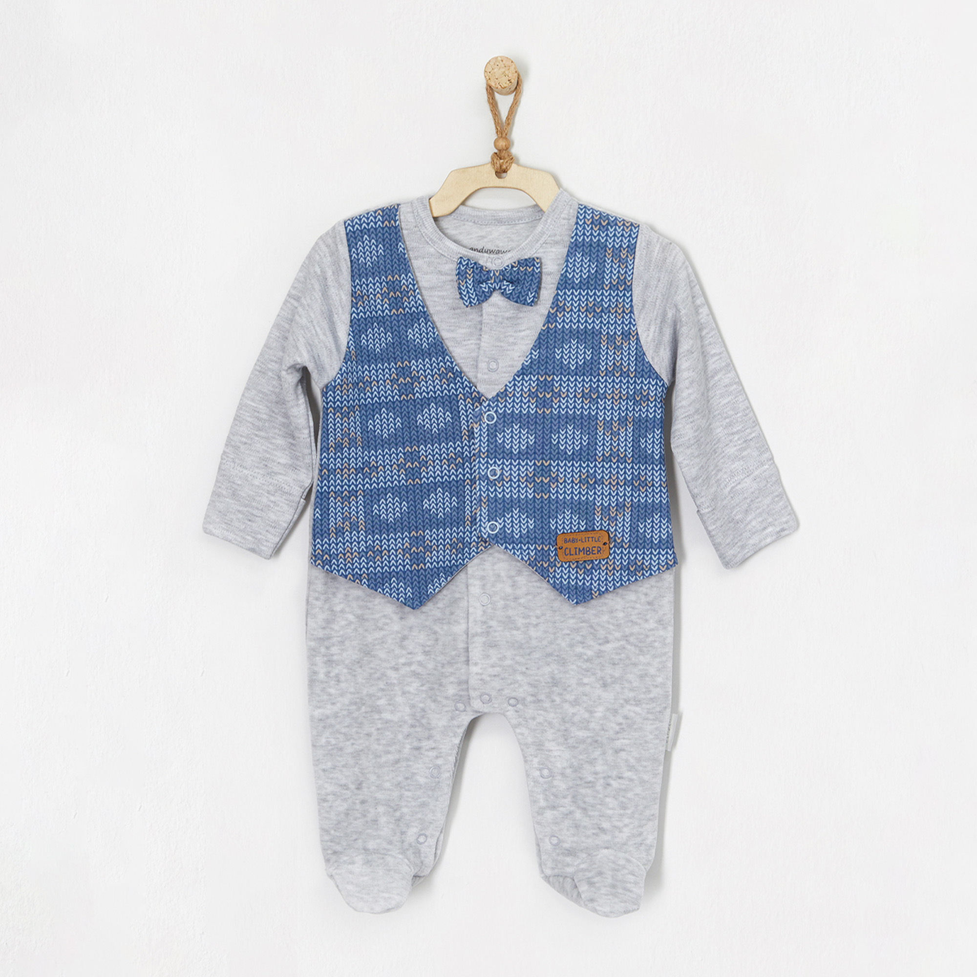 Bebek Tulum Romper Velvet Little Climber
