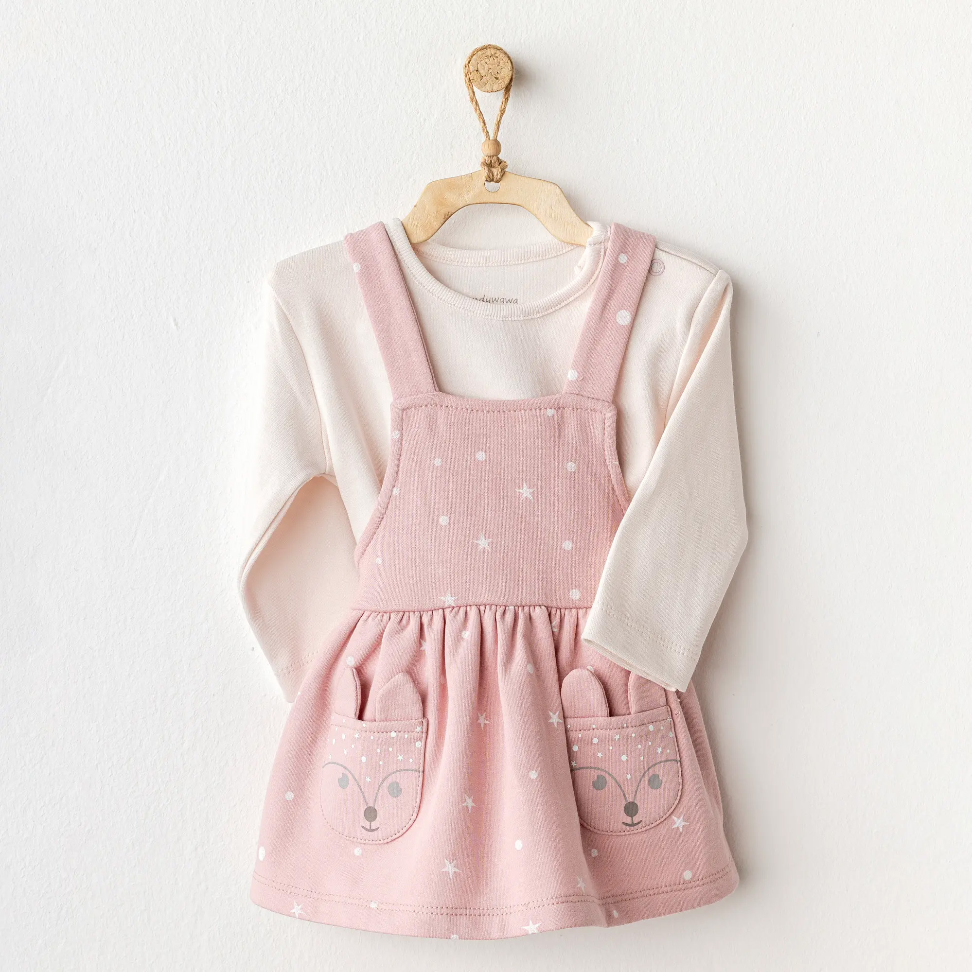 Bebek Elbise Takim Dress Set Puppy Gazelle