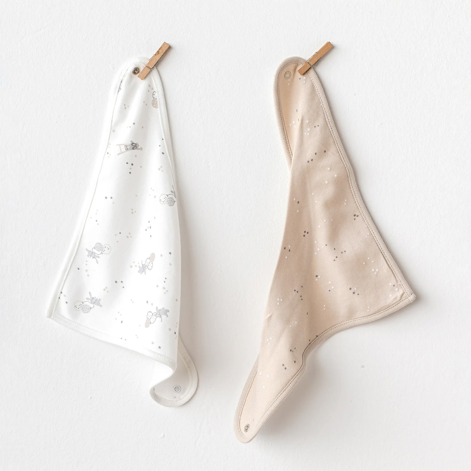 Bebek Fular 2 Pcs Bibs Happy Everyday