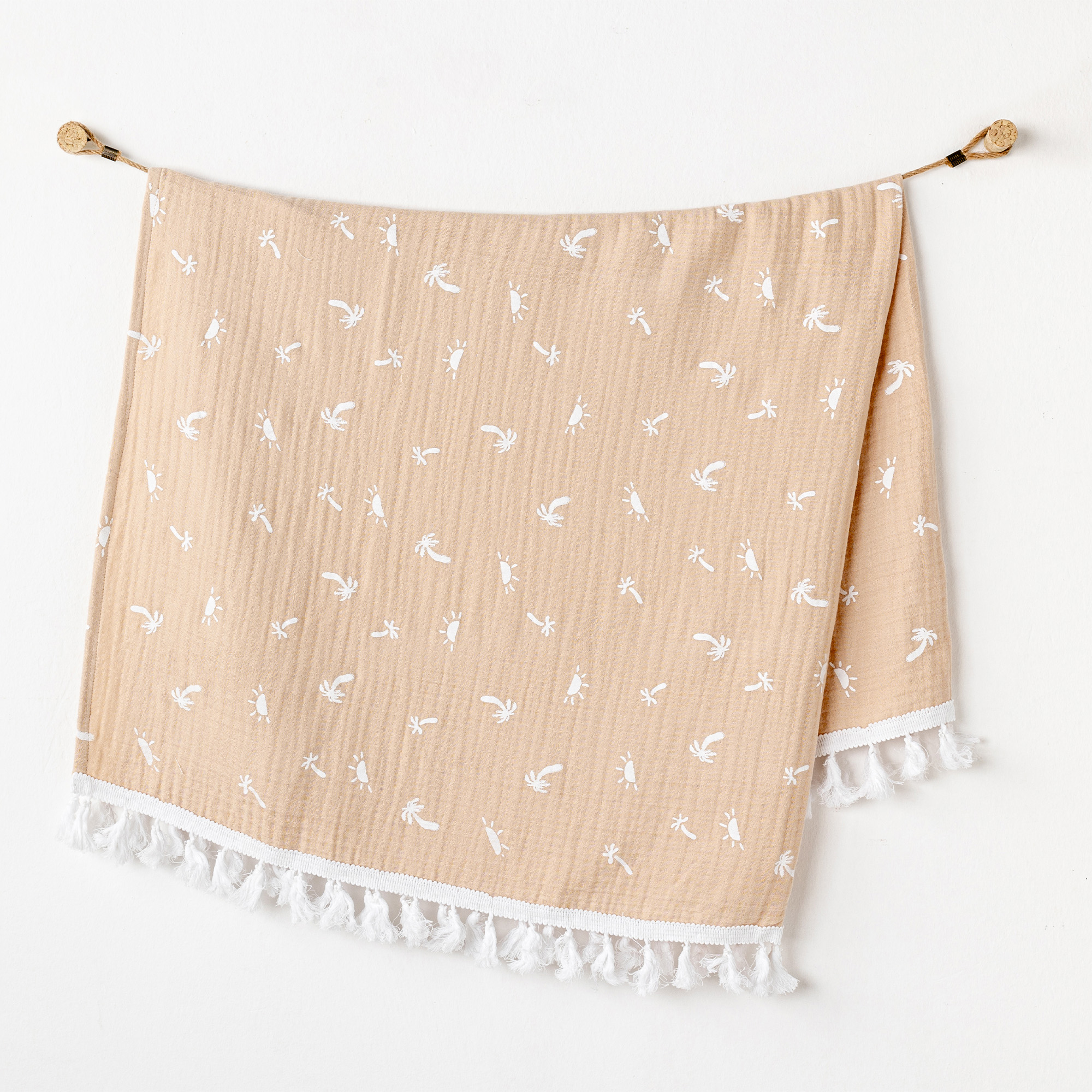 Bebek Battaniye Blanket 120X90 Muslin Smil All Day