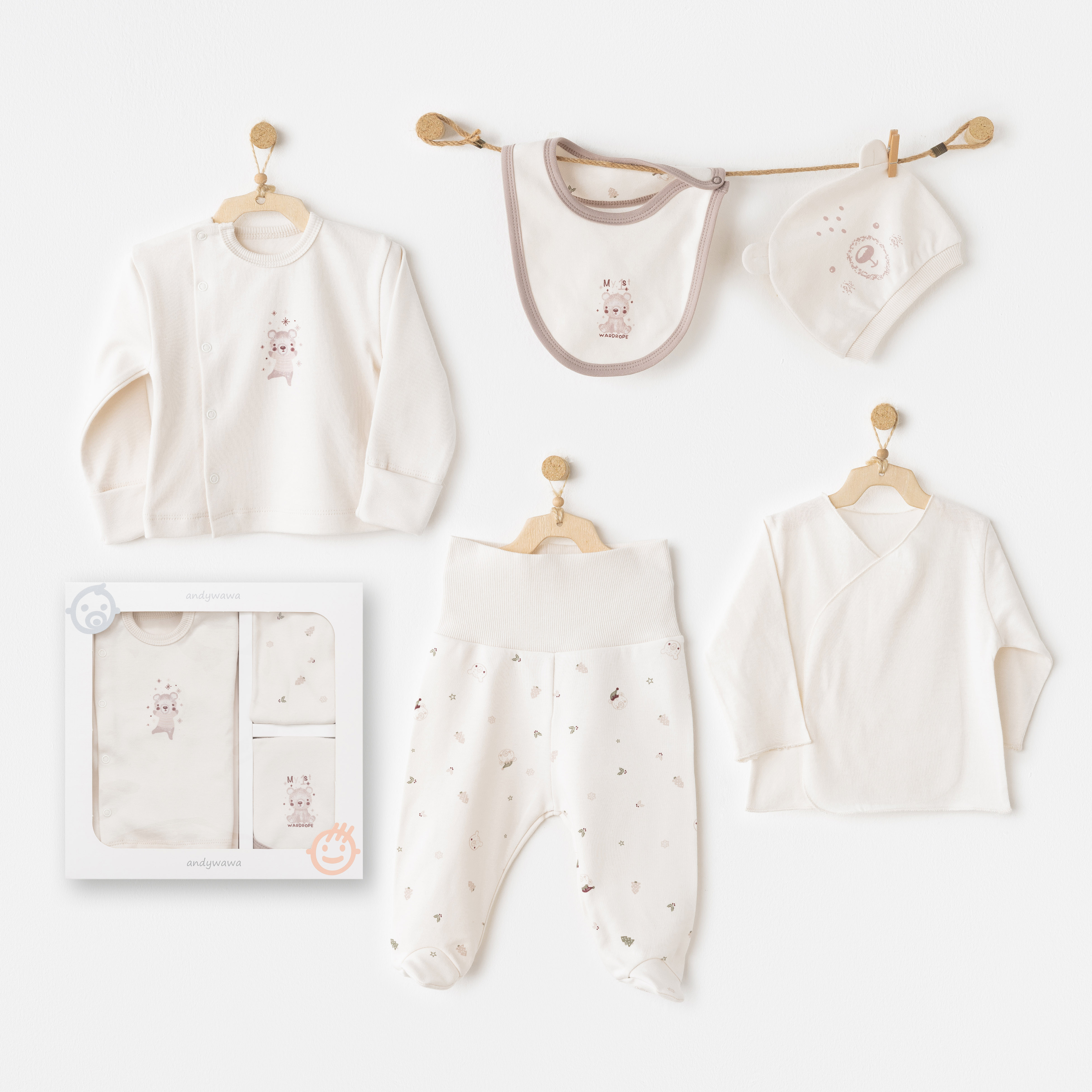 Bebek Hastane Çıkışı 5 Pcs Newborn Set My 1 St Wardrobe