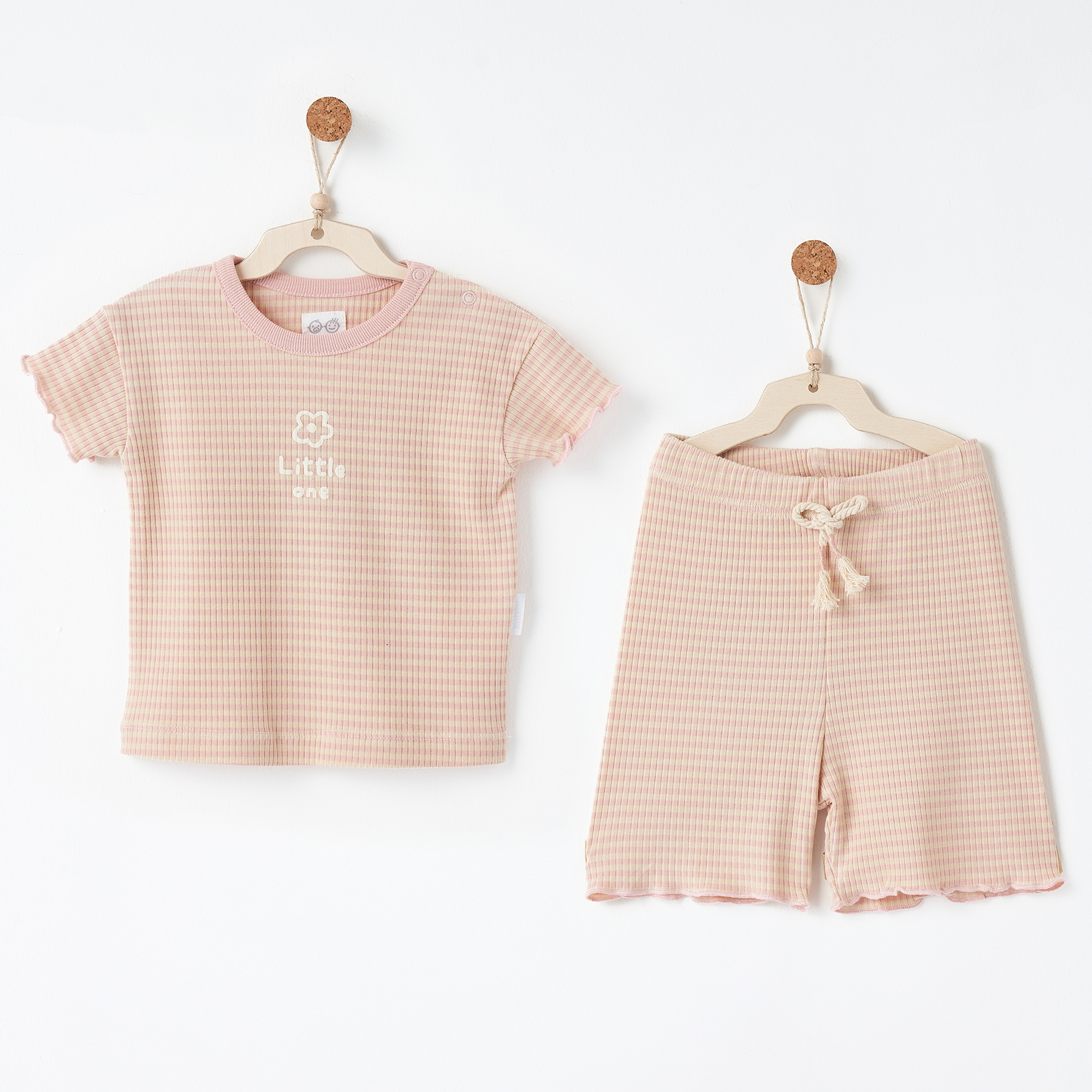 Bebek Takım 2 Pcs Set Bamboo Strıped