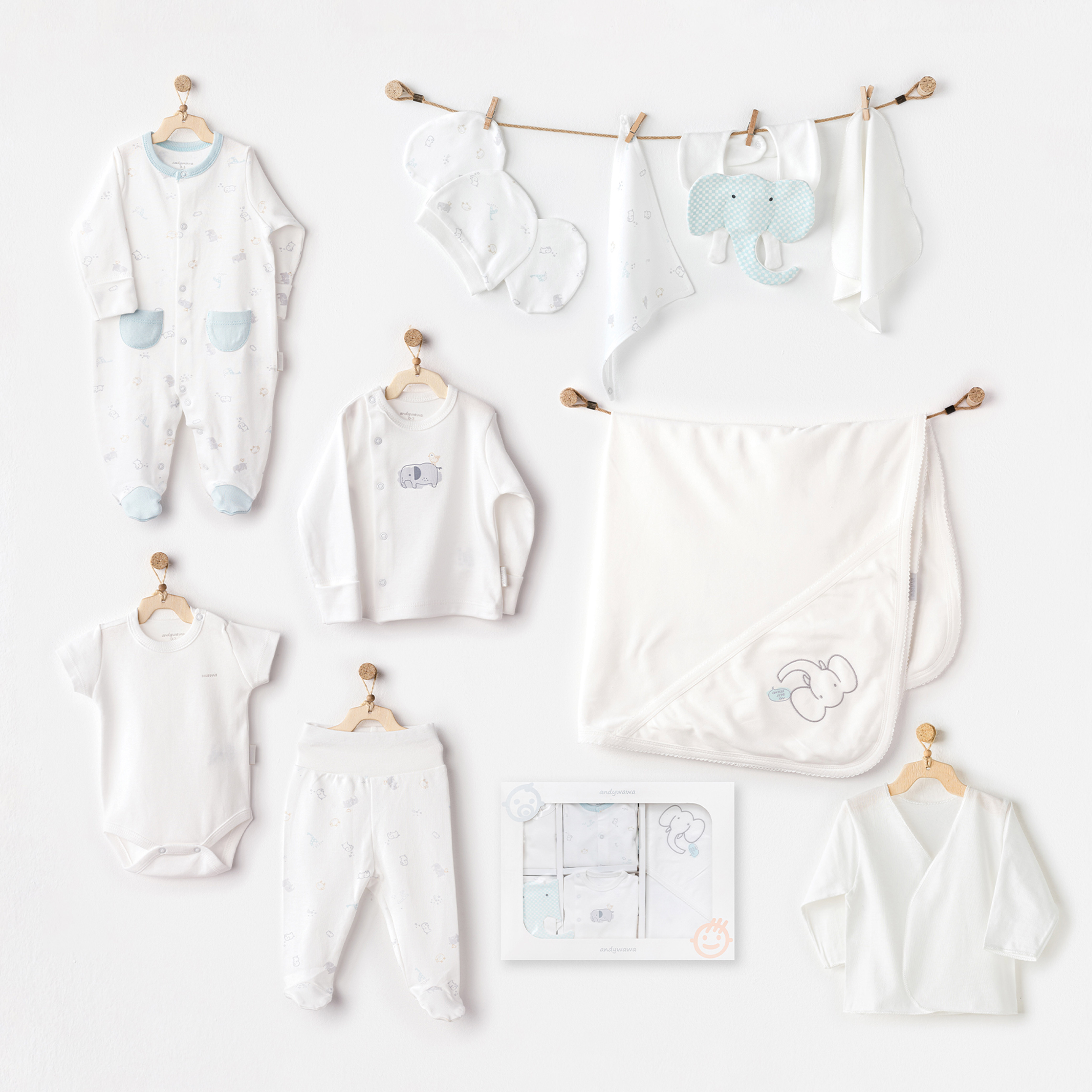 Bebek Hastane Çıkışı 10 Pcs Newborn Set The Zoo S Balboa Organıg