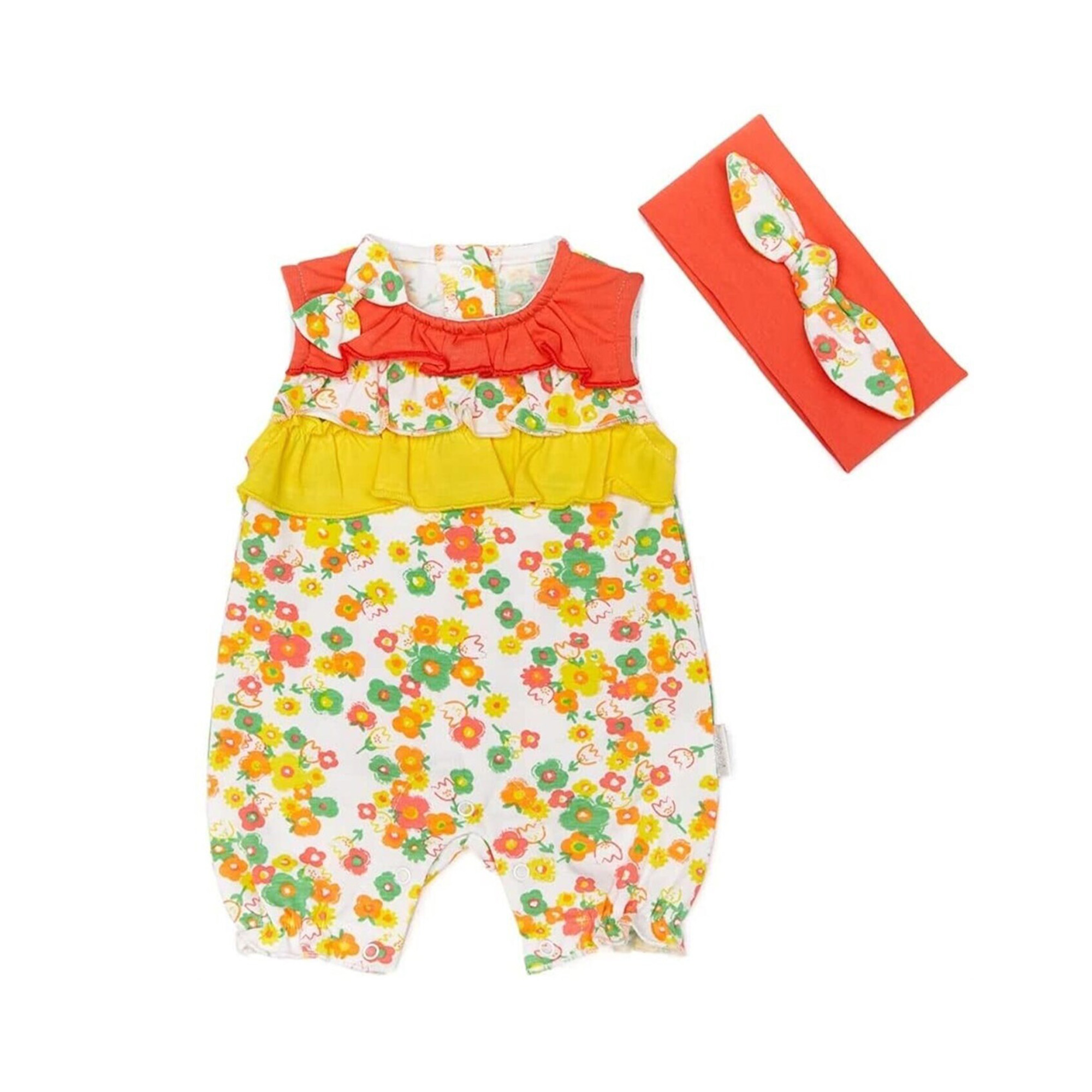 Bebek Tulum Band Takim Romper Band Set Hello Sunshine
