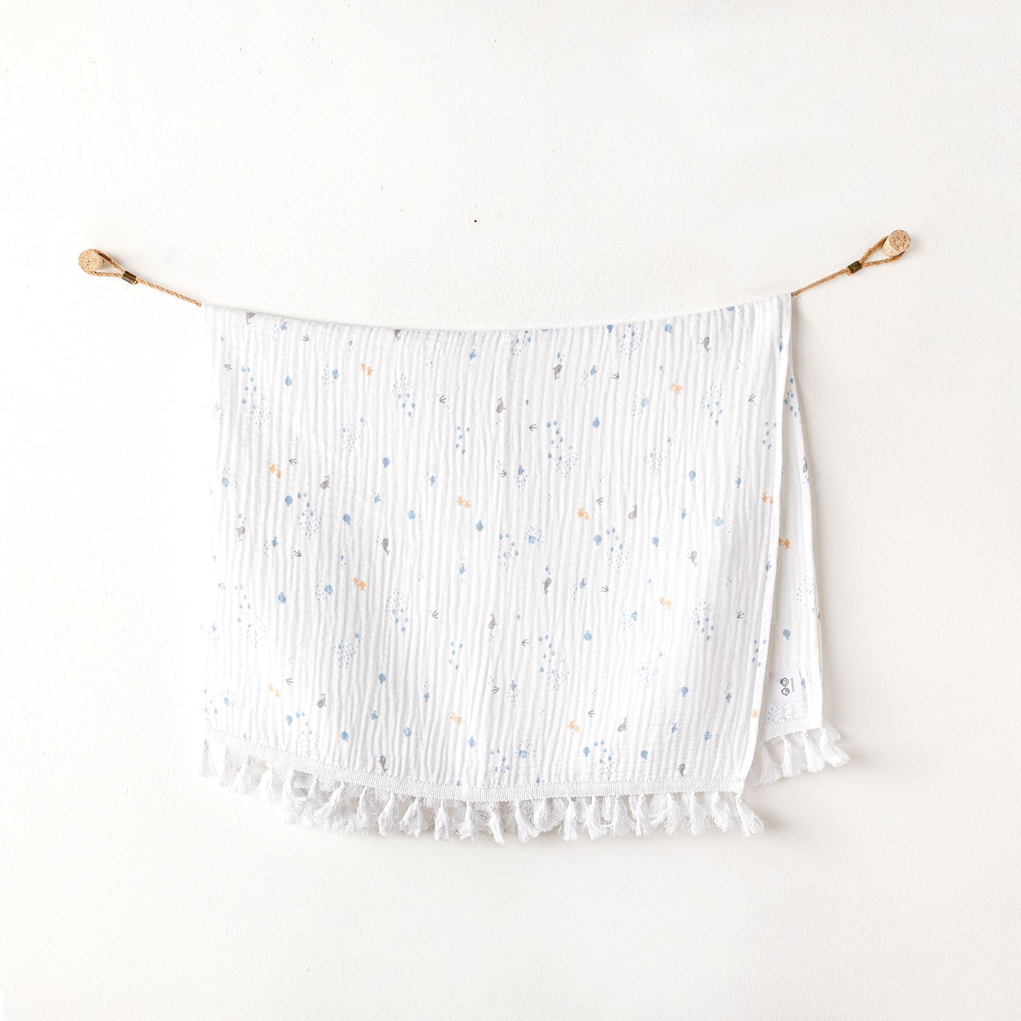 Bebek Battaniye Blanket 100X120 Ocean Is My Happy Place Muslin