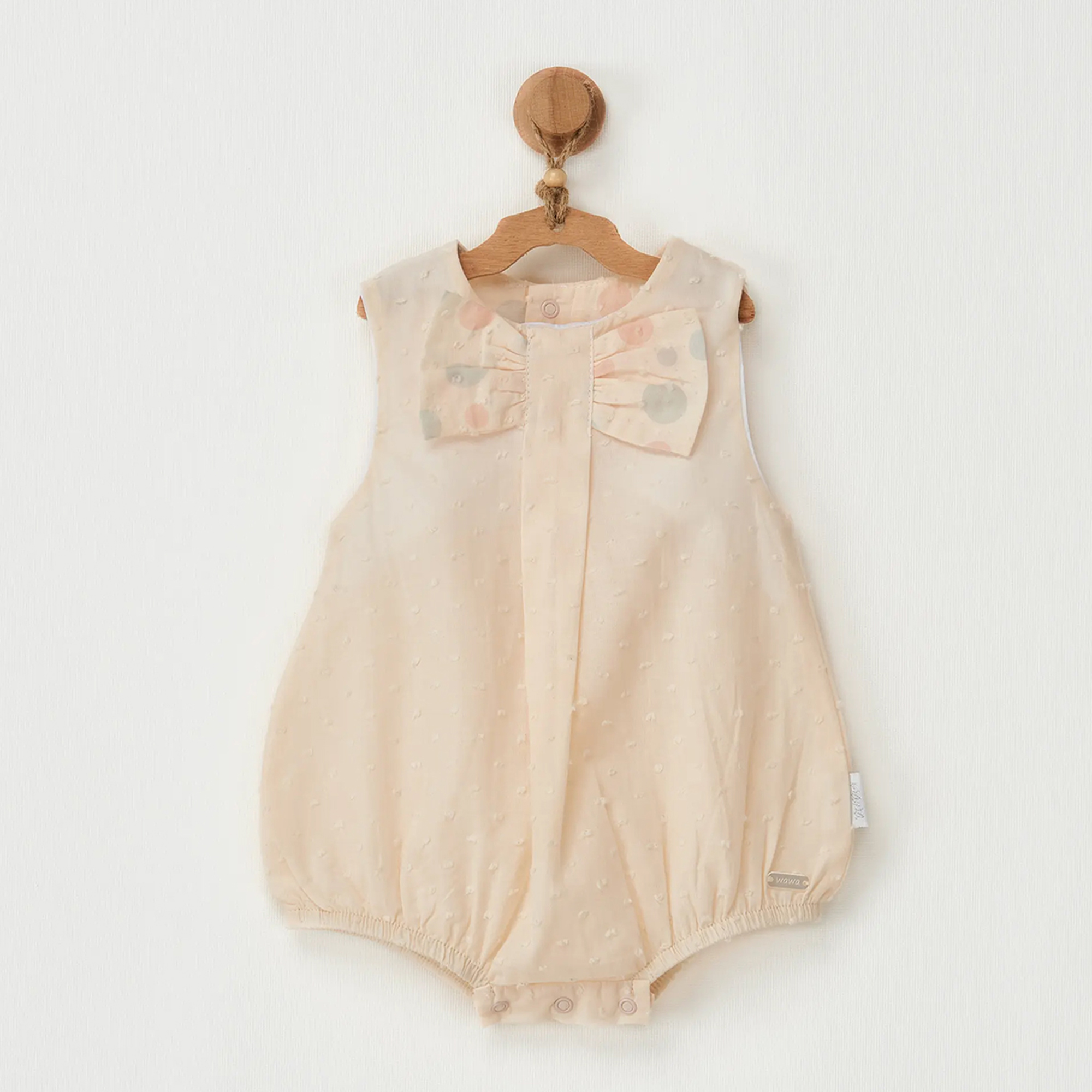 Bebek Tulum Romper Pompom Vanilla Cream