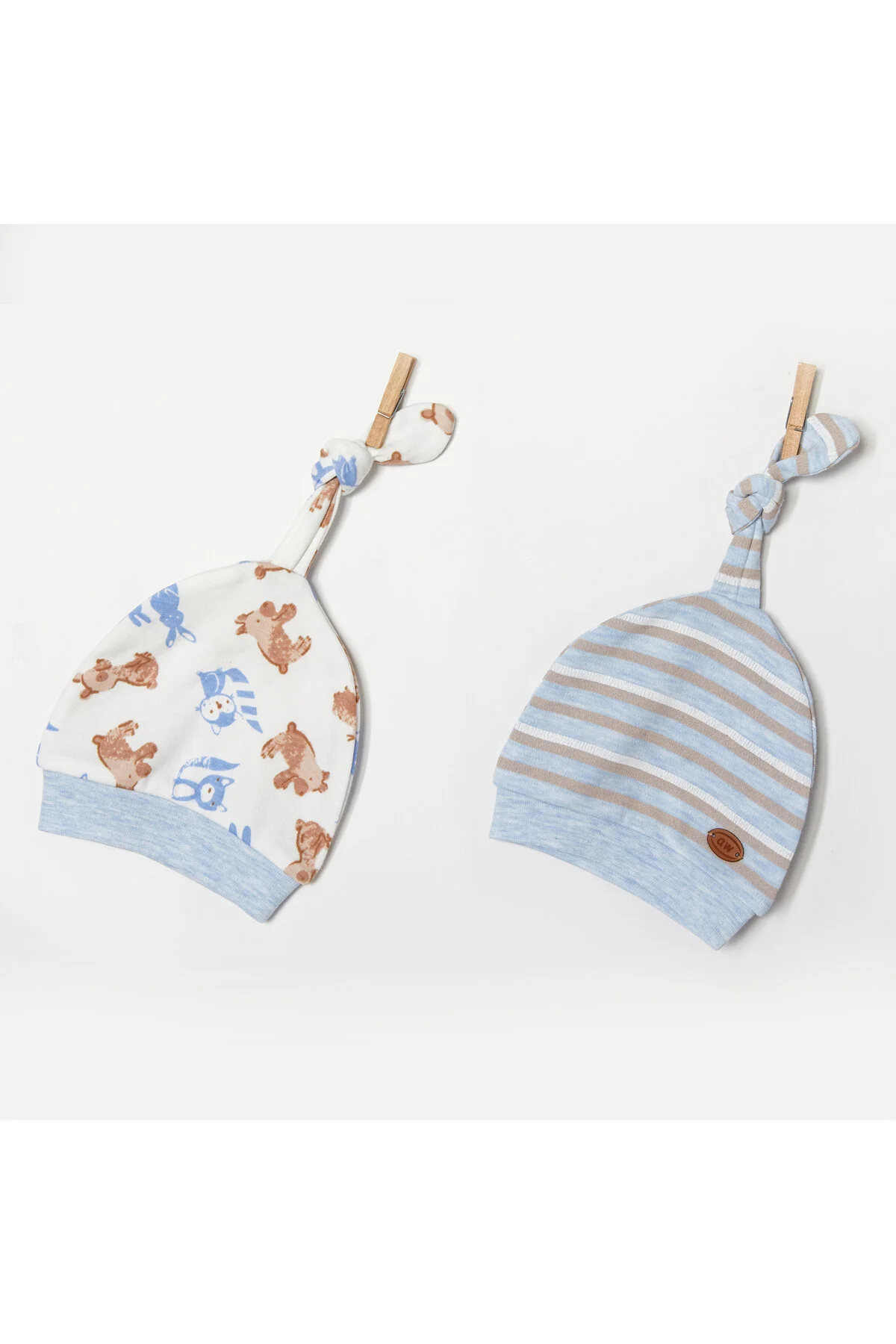 Bebek Şapka 2 Pcs Hat Tiny Bear&Friends